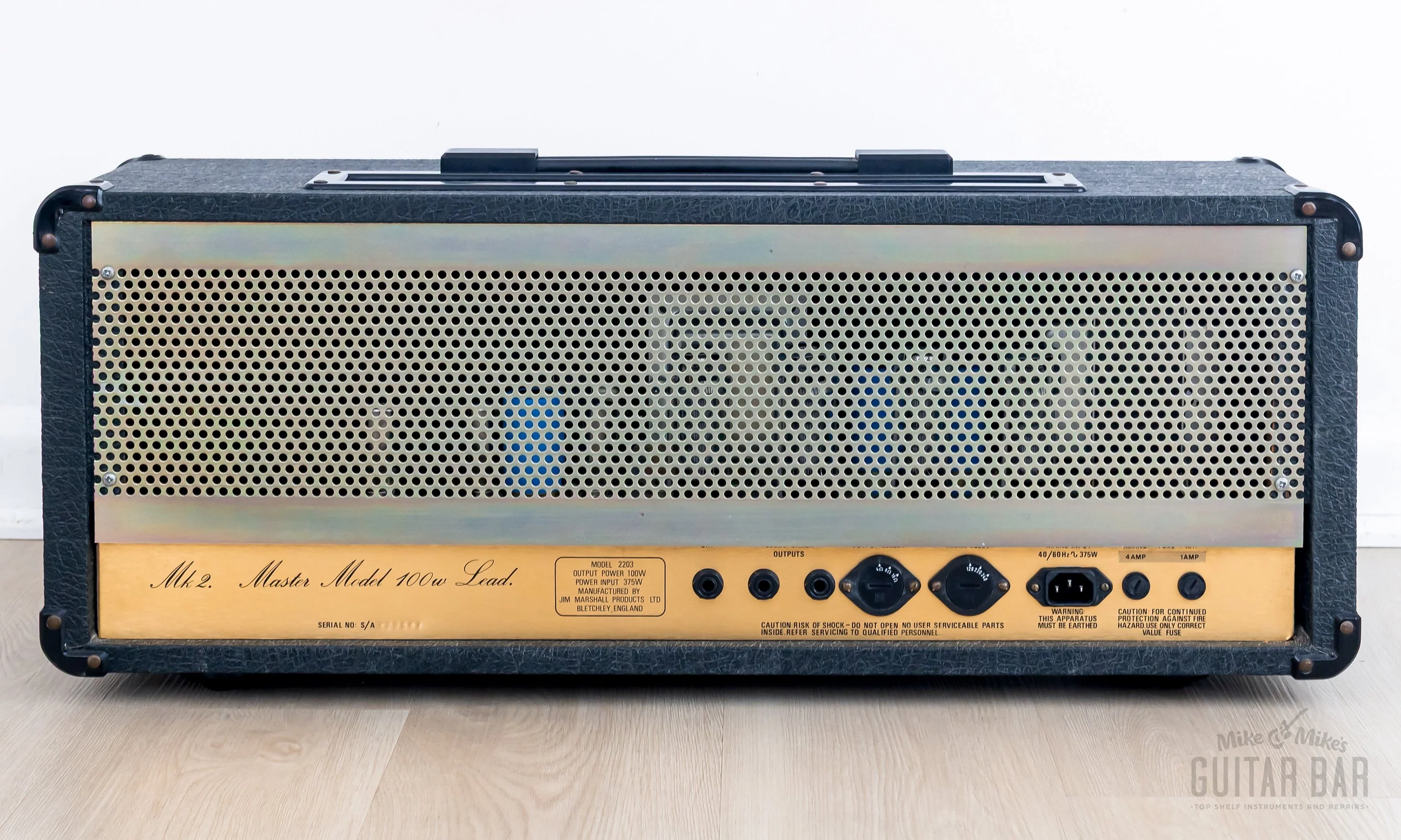 1989 Marshall JCM 800 Mk II Master Model 2203 Vintage Tube Amp Head EL34 100 Watt - Image 6