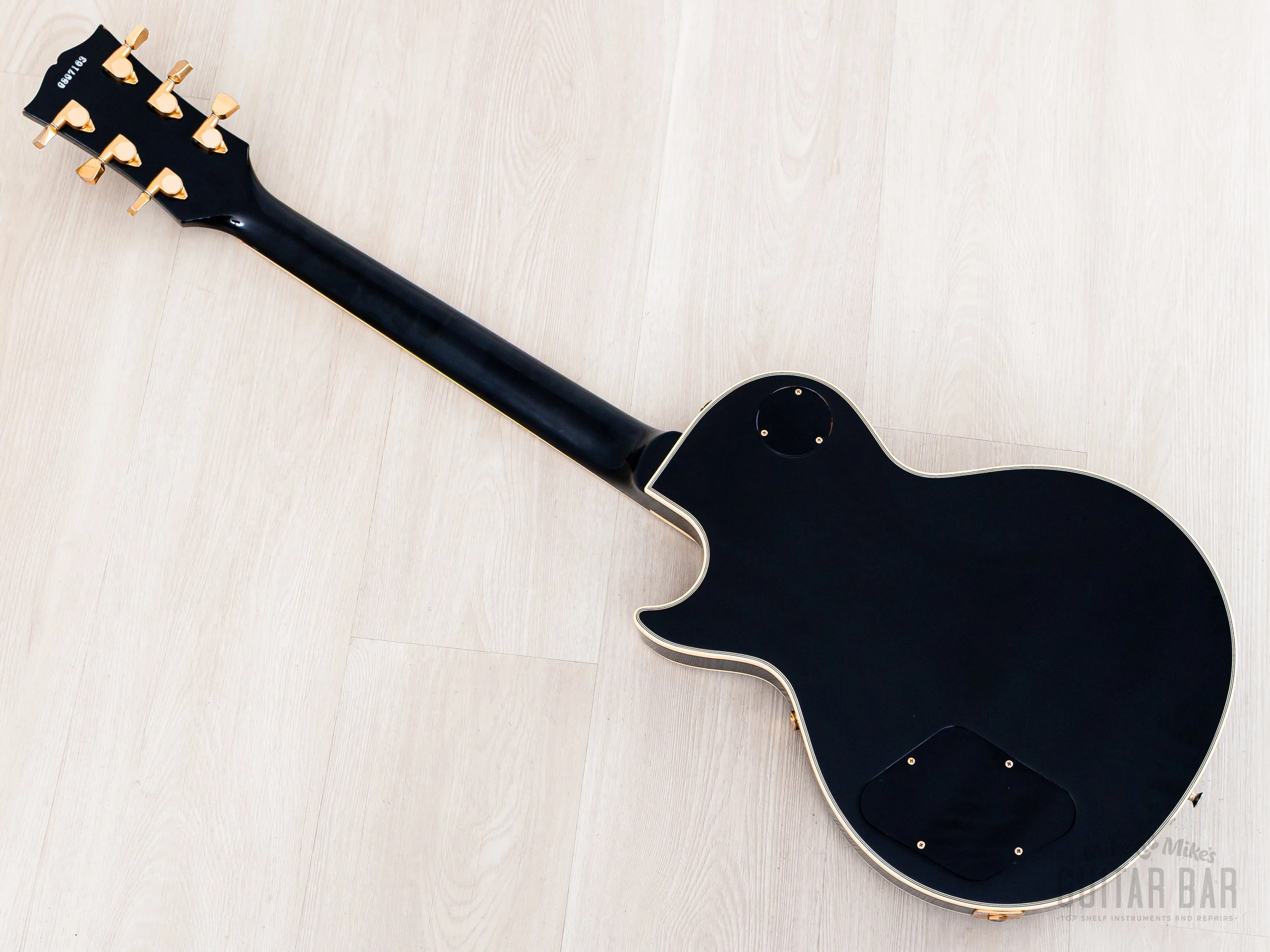 1989 Orville by Gibson Les Paul Custom LPC-EB Black Beauty w/ USA Bill Lawrence Humbuckers - Image 11