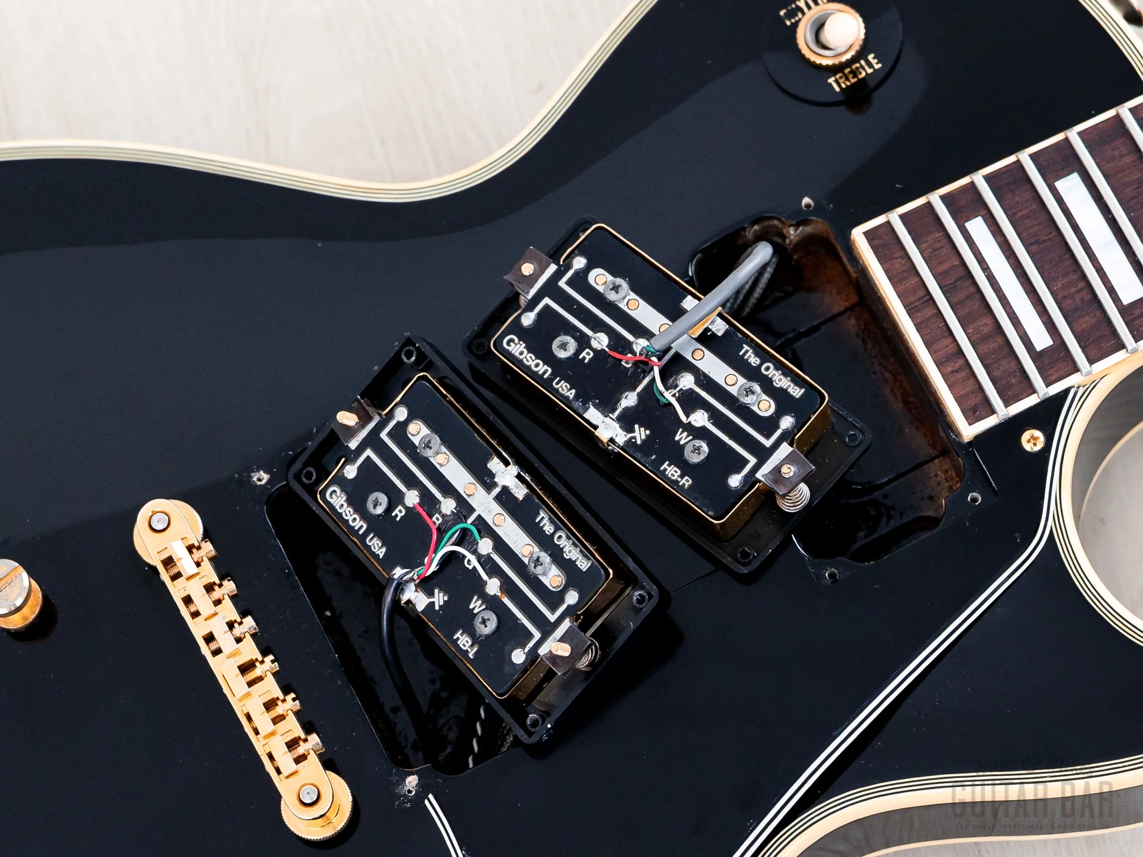 1989 Orville by Gibson Les Paul Custom LPC-EB Black Beauty w/ USA Bill Lawrence Humbuckers - Image 16