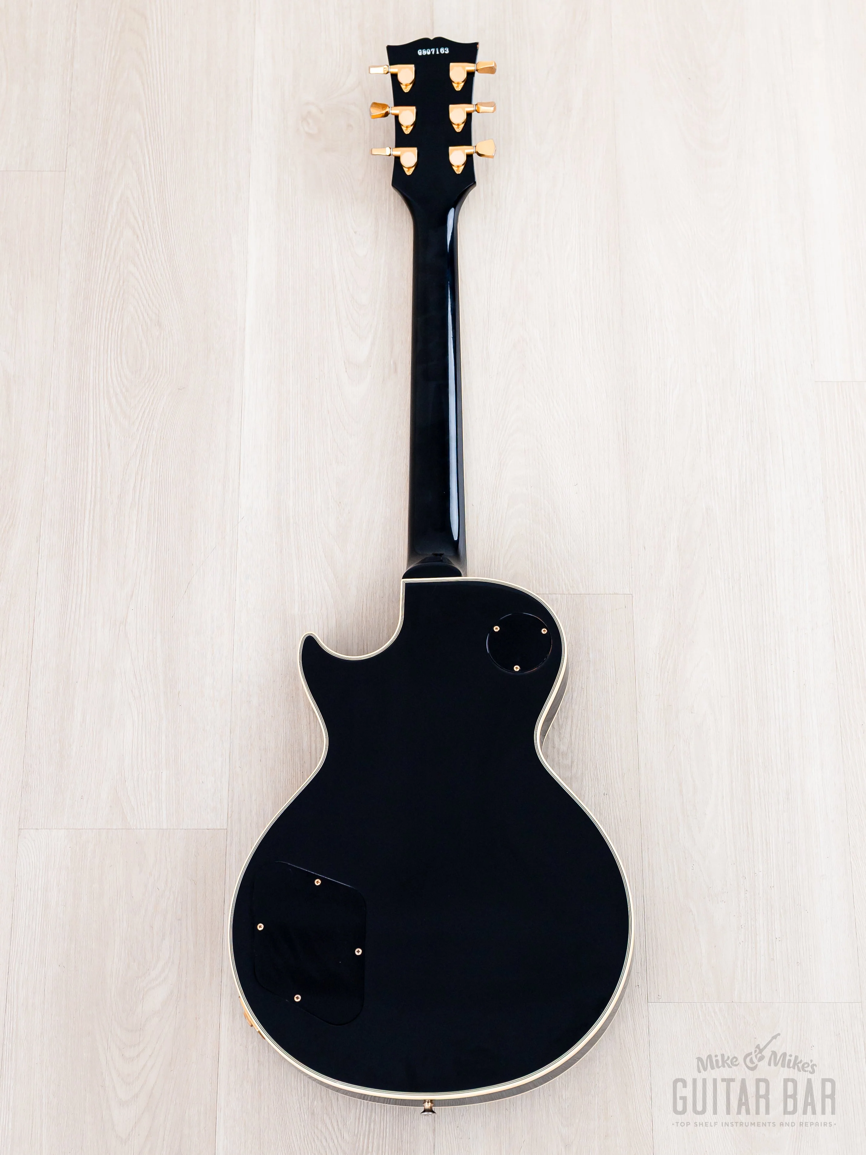 1989 Orville by Gibson Les Paul Custom LPC-EB Black Beauty w/ USA Bill Lawrence Humbuckers - Image 3
