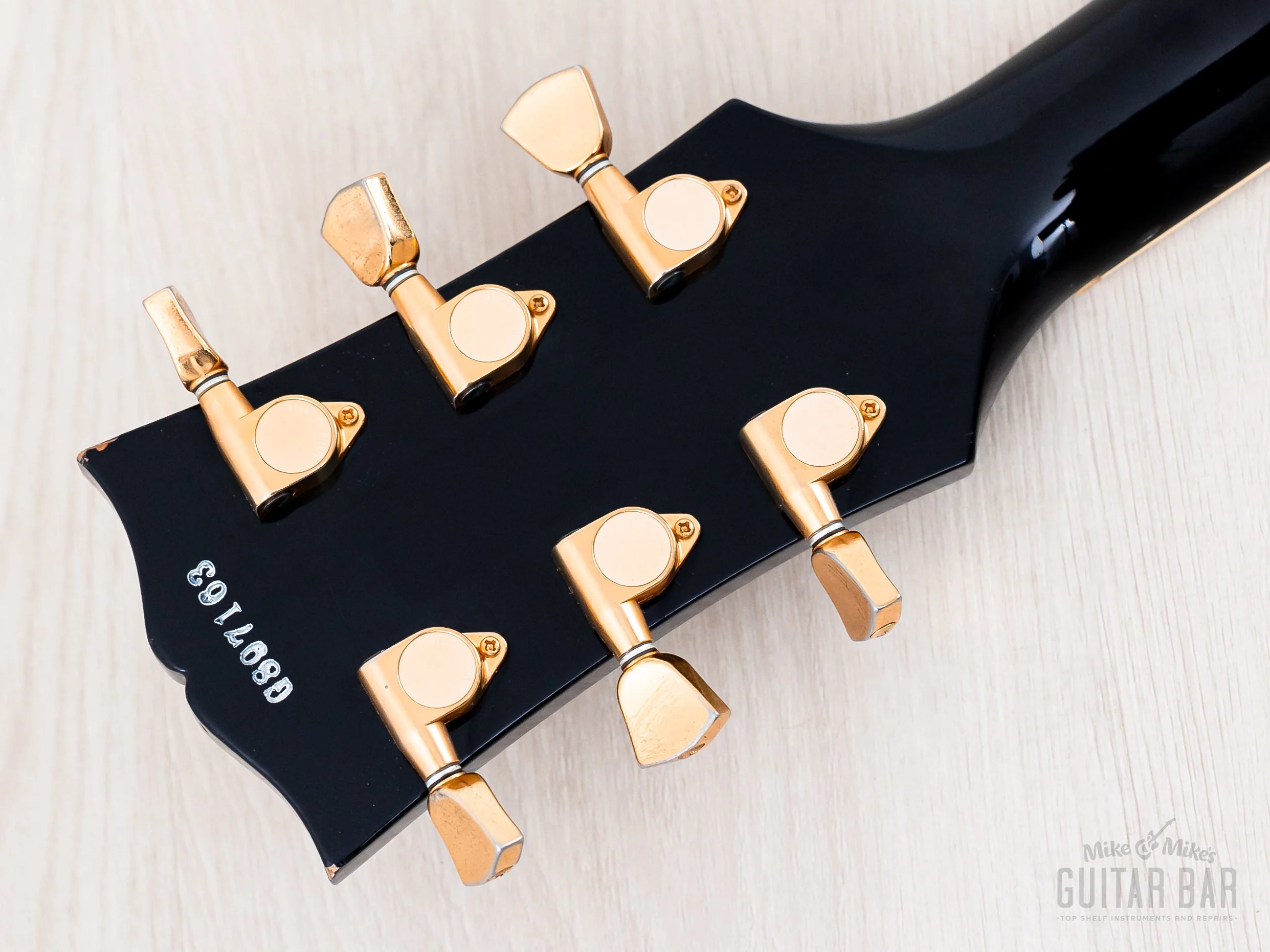 1989 Orville by Gibson Les Paul Custom LPC-EB Black Beauty w/ USA Bill Lawrence Humbuckers - Image 5