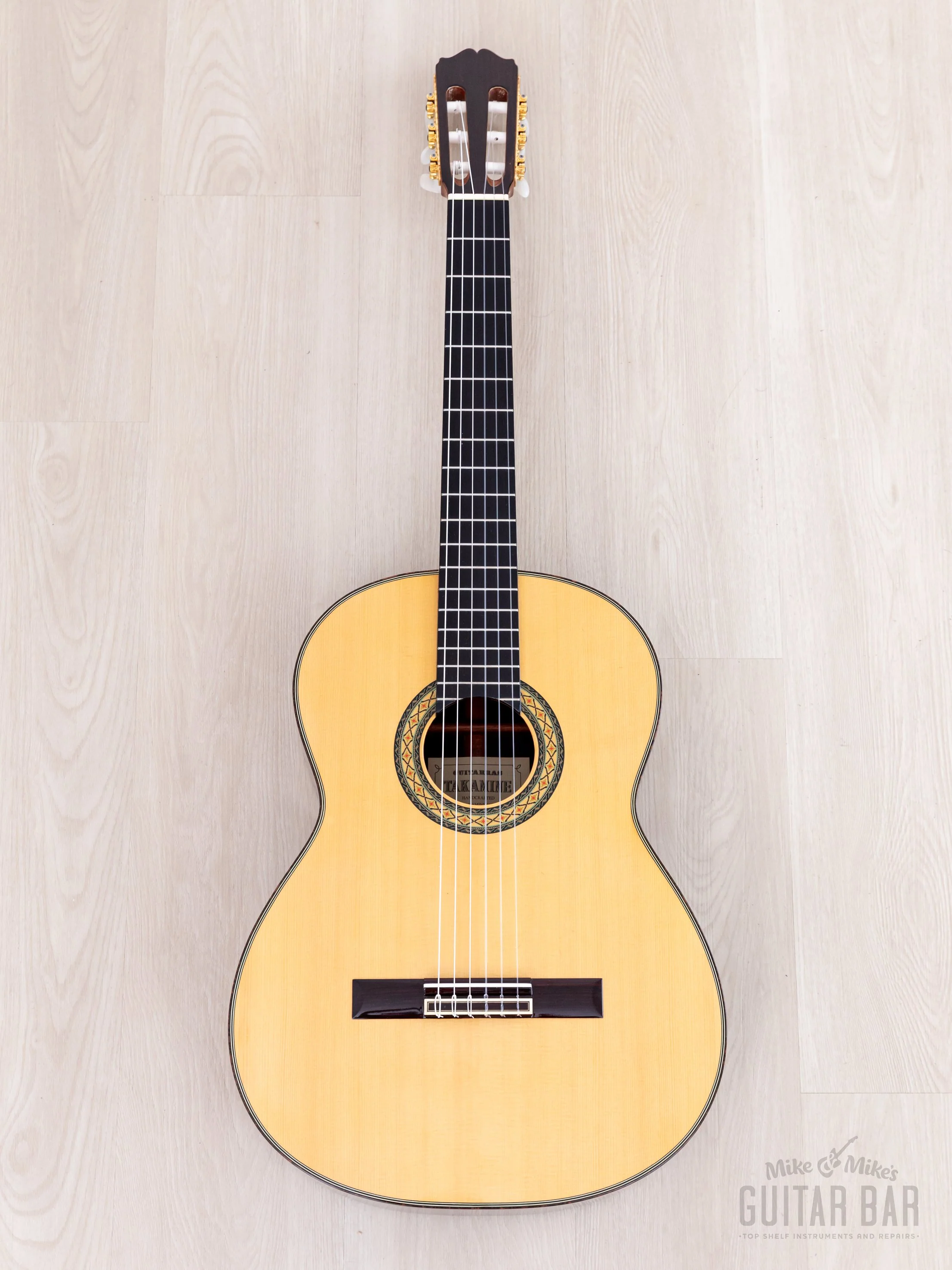 1989 Takamine No. 8 Vintage Fan-Braced Classical Guitar, Spruce & Rosewood, Near-Mint w/ Case - Image 2