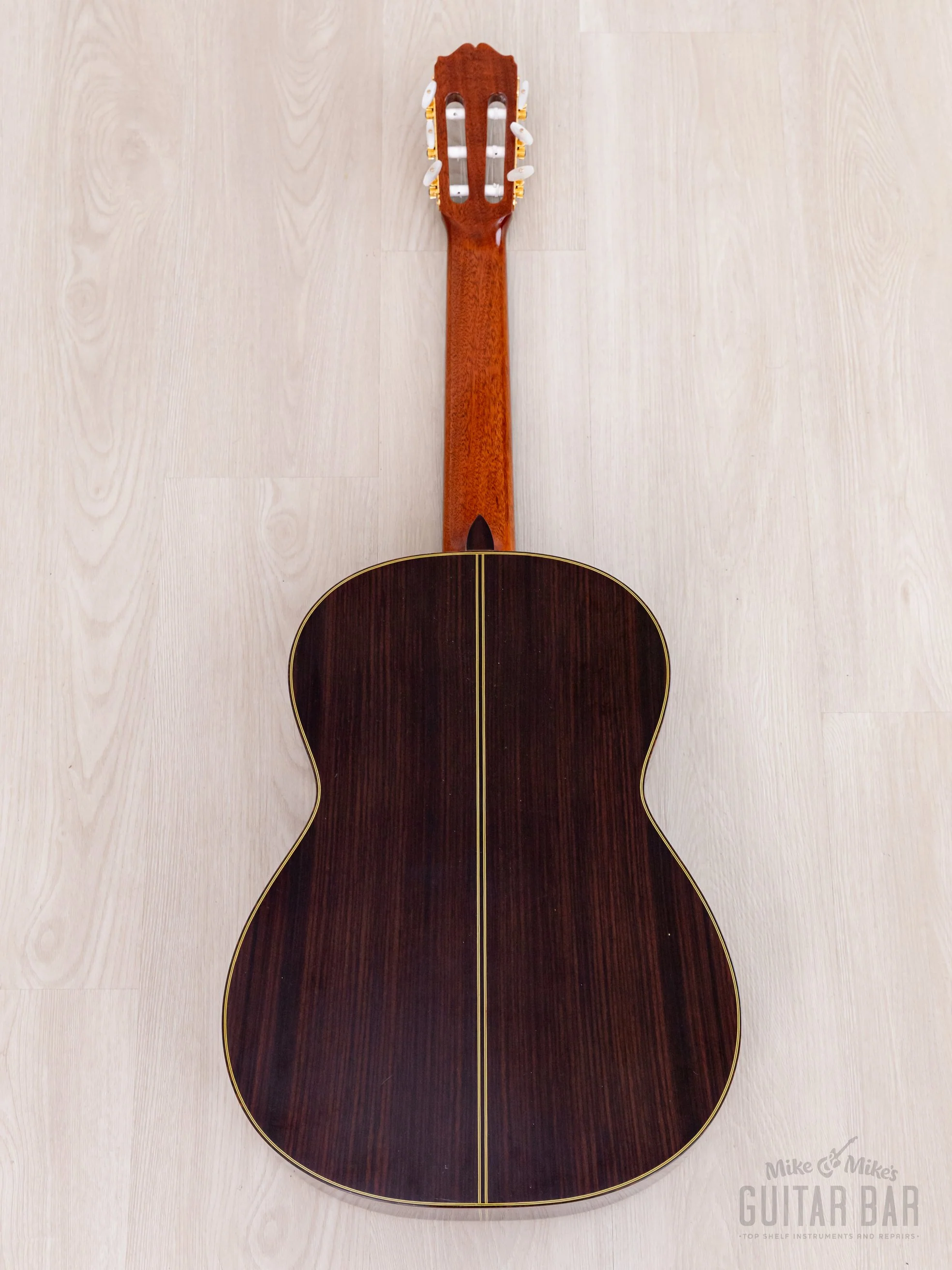 1989 Takamine No. 8 Vintage Fan-Braced Classical Guitar, Spruce & Rosewood, Near-Mint w/ Case - Image 3