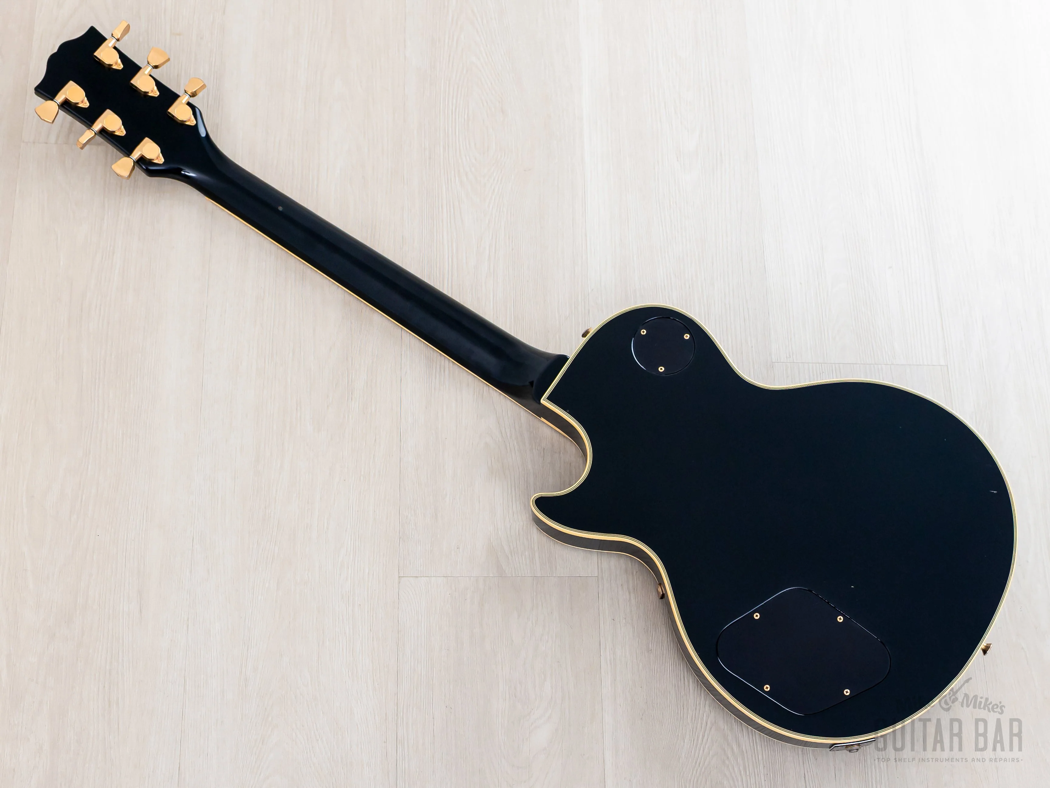1990 Burny RLC-70 ‘60 Model Vintage Black Beauty Custom w/ VH-1 Pickups, Fernandes Japan - Image 12