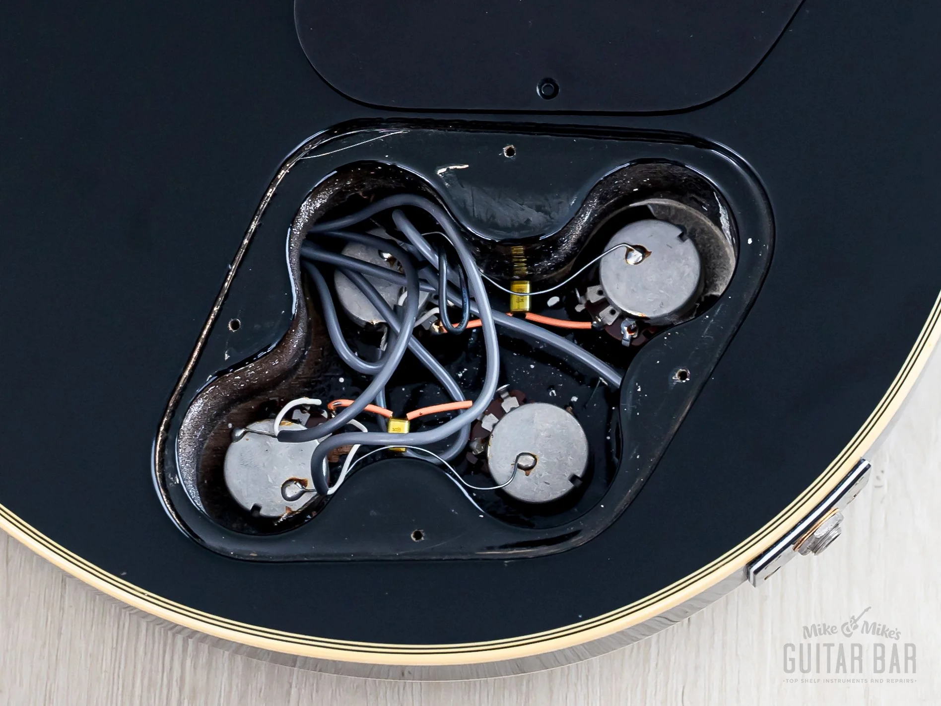 1990 Burny RLC-70 ‘60 Model Vintage Black Beauty Custom w/ VH-1 Pickups, Fernandes Japan - Image 15