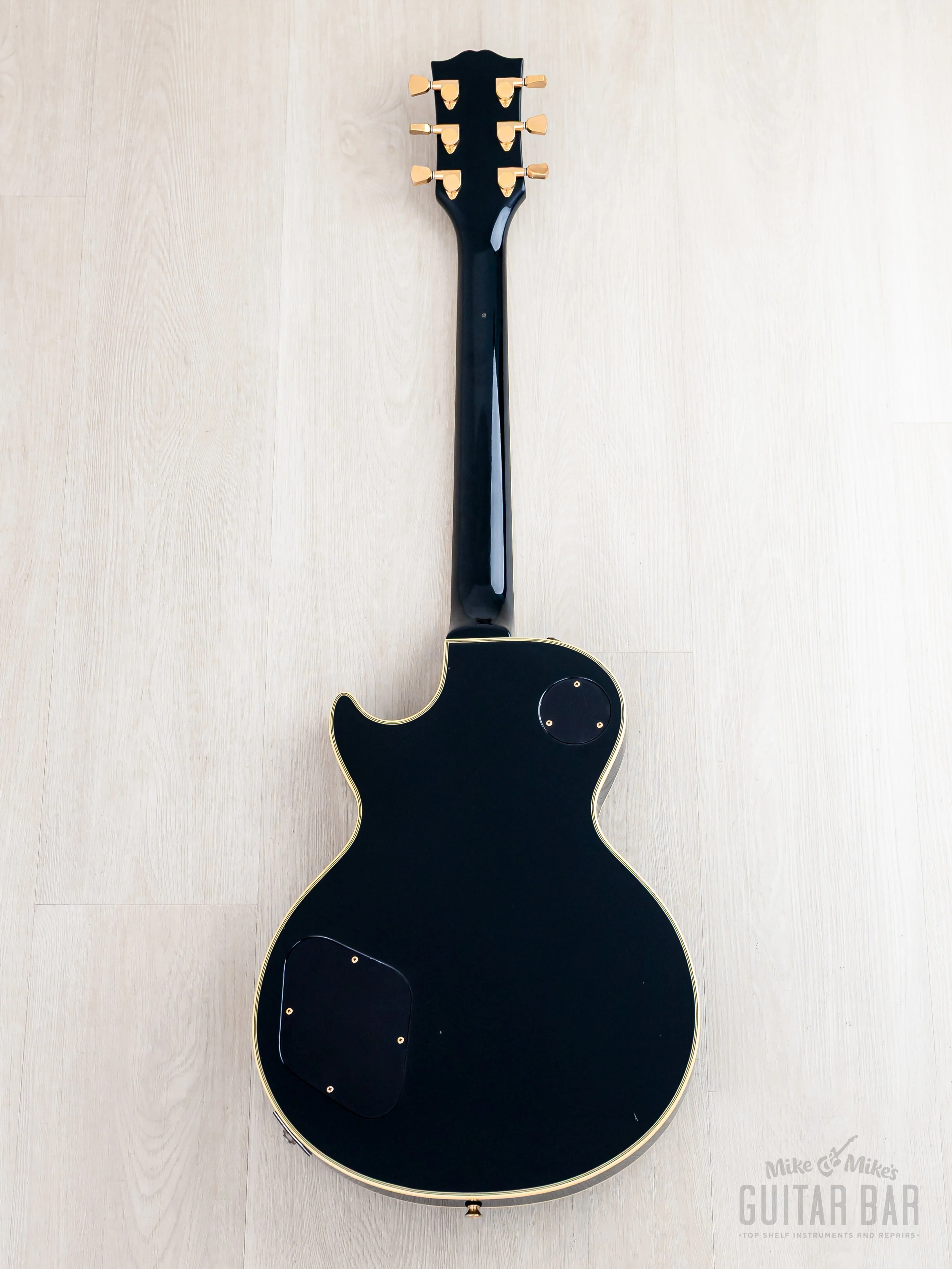 1990 Burny RLC-70 ‘60 Model Vintage Black Beauty Custom w/ VH-1 Pickups, Fernandes Japan - Image 3