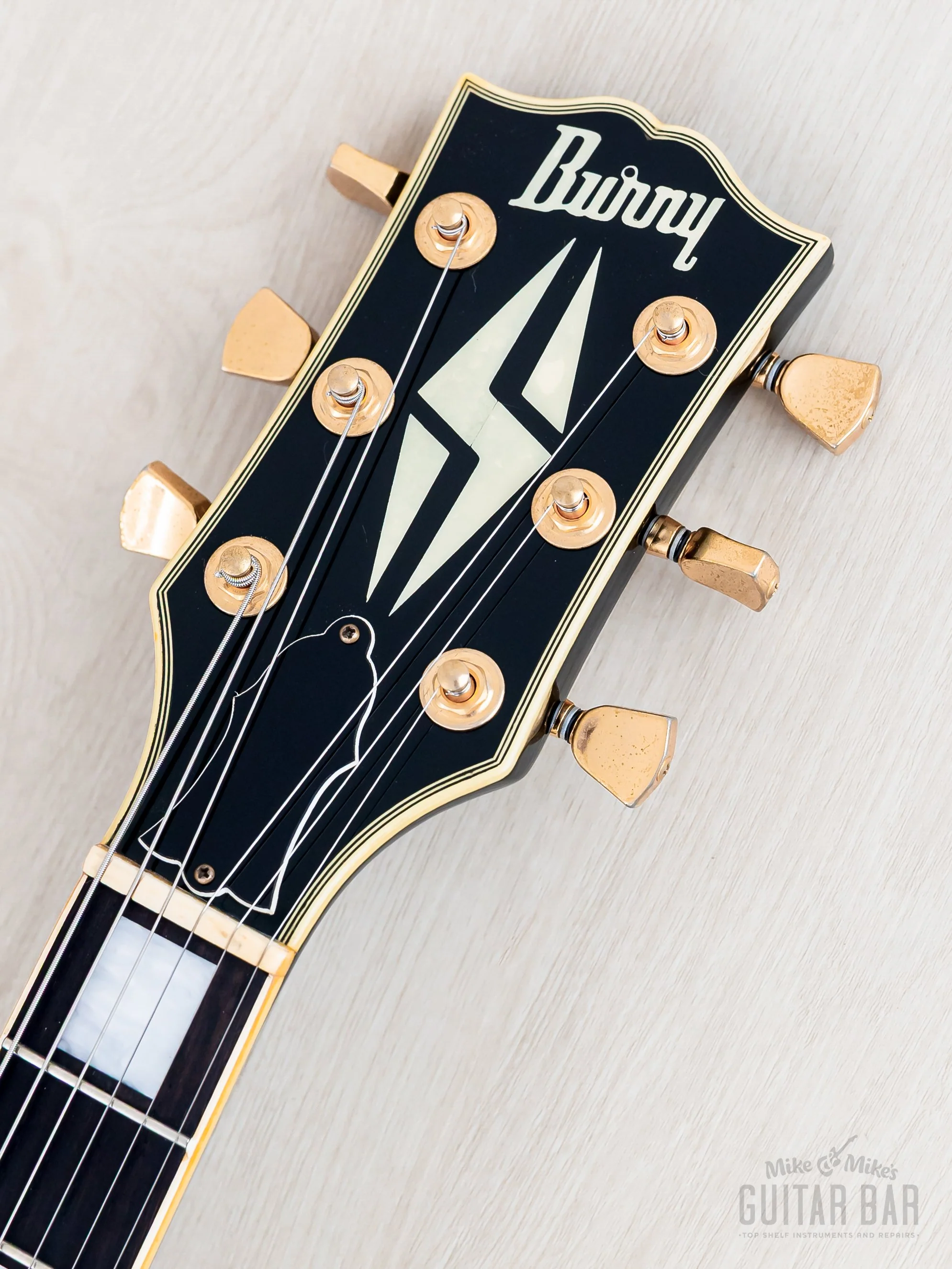 1990 Burny RLC-70 ‘60 Model Vintage Black Beauty Custom w/ VH-1 Pickups, Fernandes Japan - Image 4