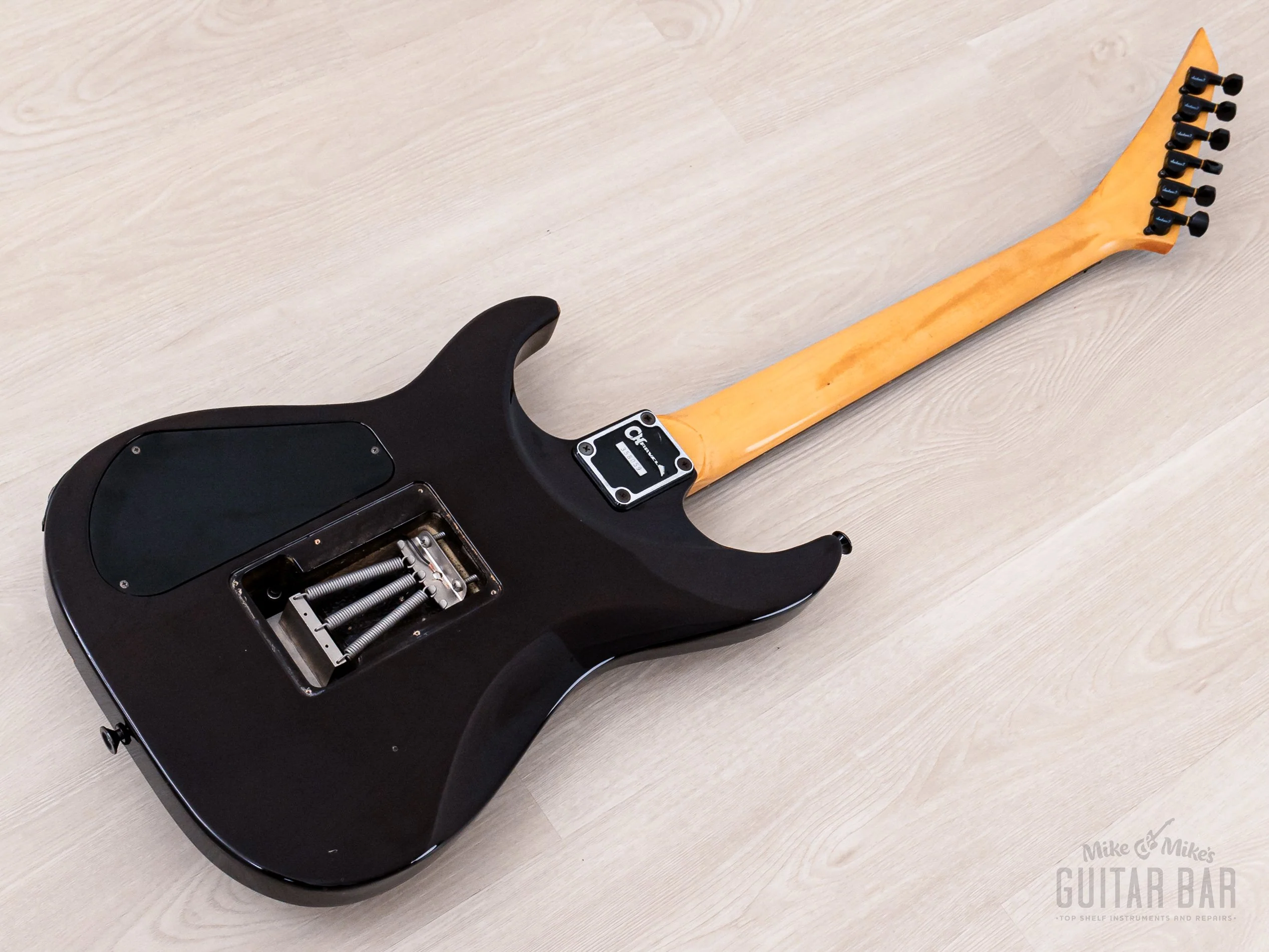 1990 Charvel by Jackson Dinky Arched-Top DKA-115-HSH See-Through Brown w/ Floyd Rose - Image 13
