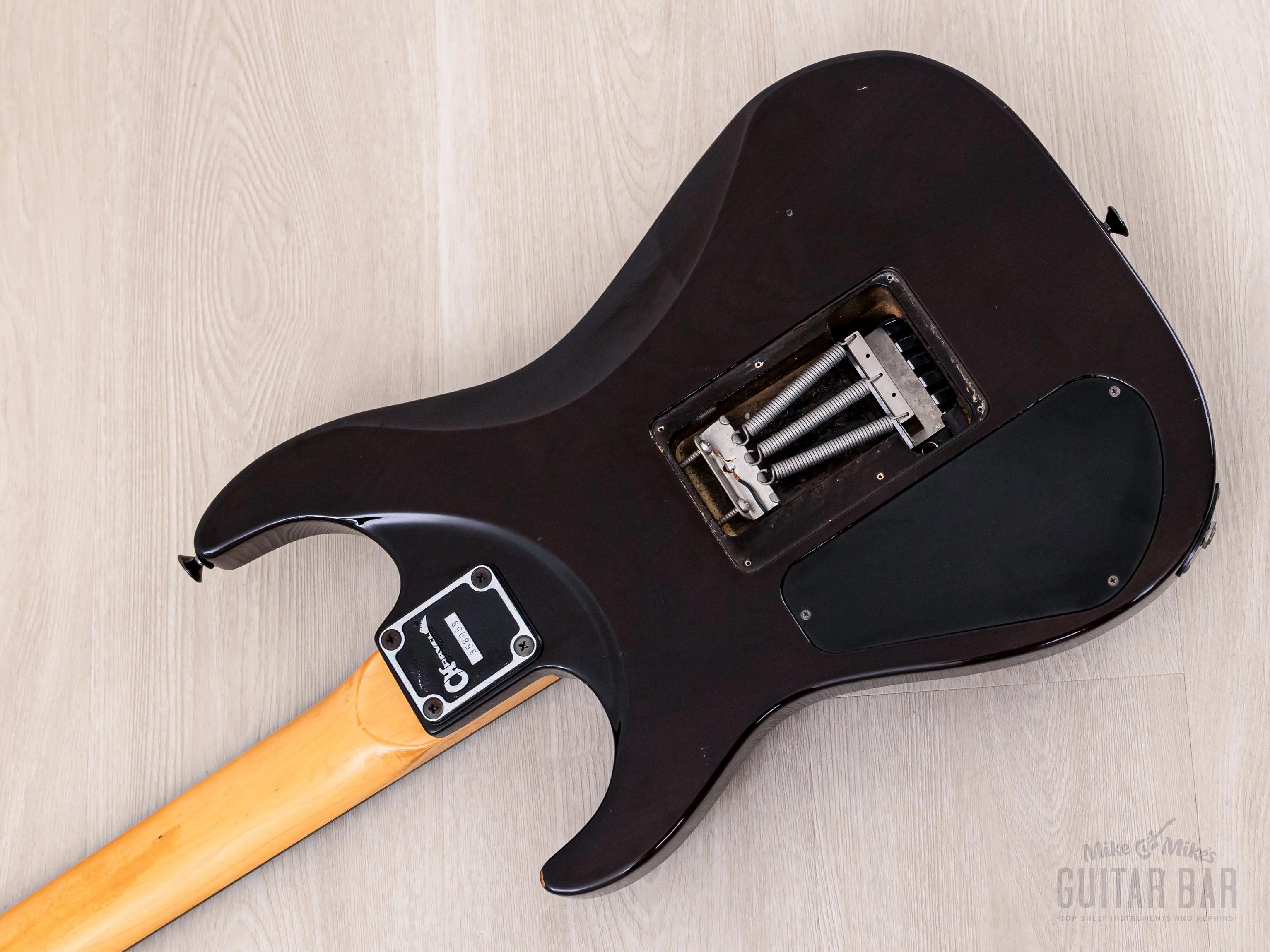 1990 Charvel by Jackson Dinky Arched-Top DKA-115-HSH See-Through Brown w/ Floyd Rose - Image 14