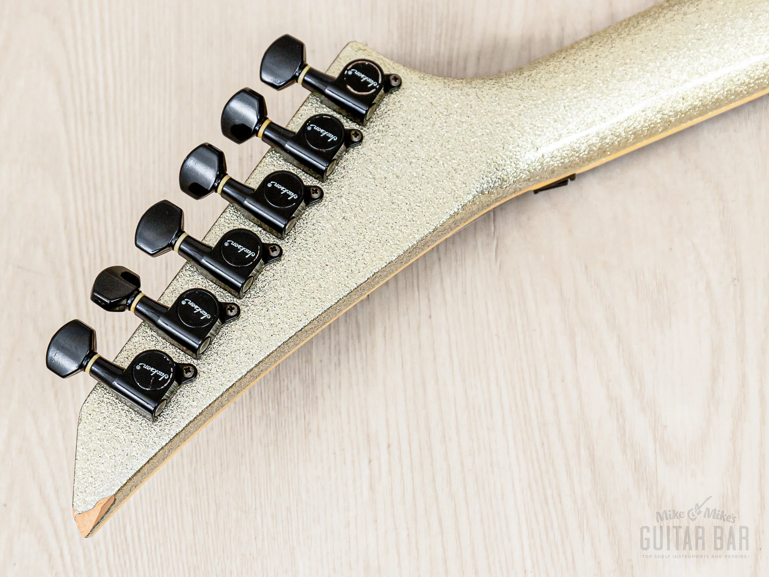 1990 Charvel by Jackson Soloist SL-140-HH Neck Through Platinum Pearl w/ Floyd Rose - Image 5