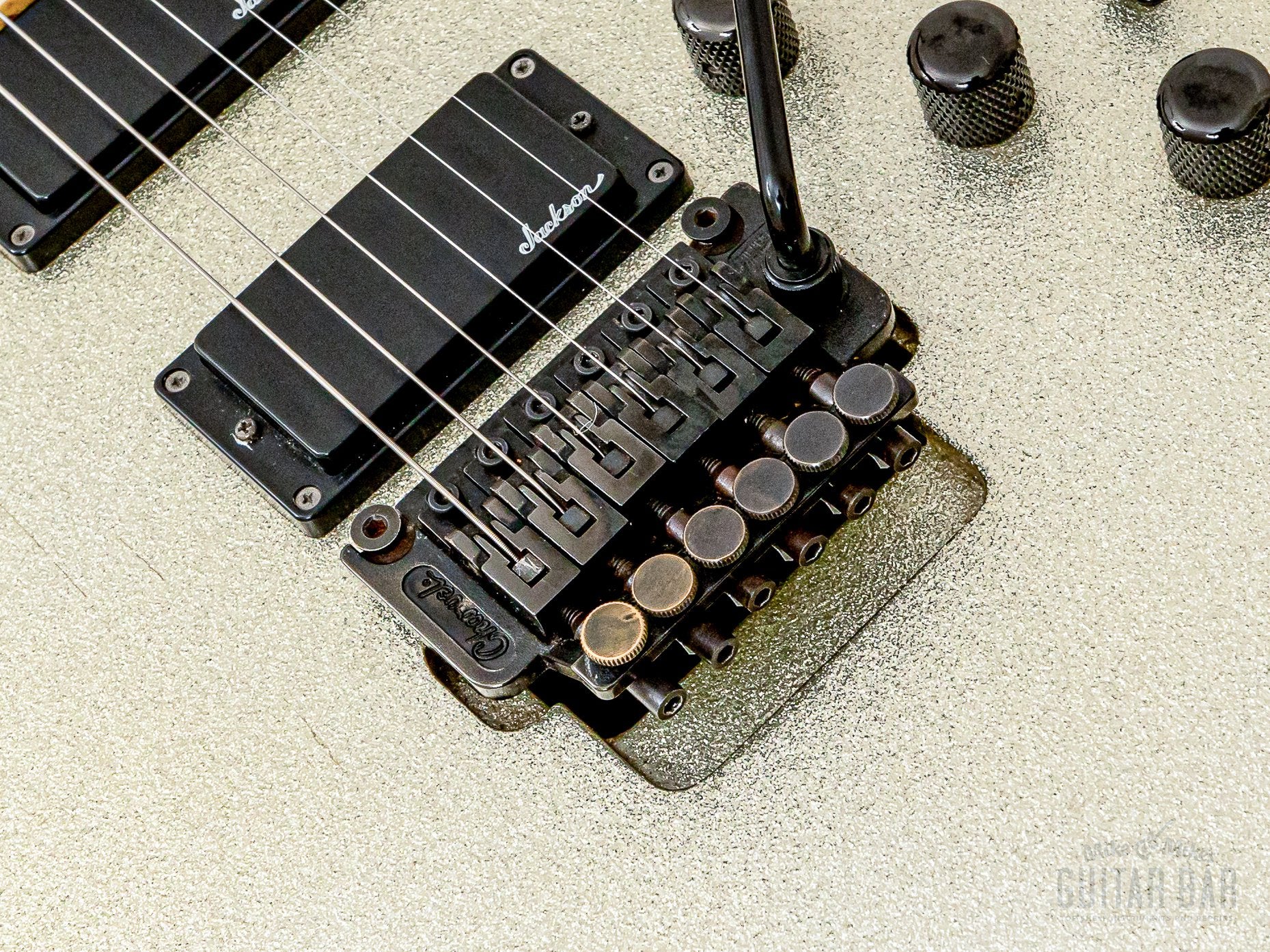 1990 Charvel by Jackson Soloist SL-140-HH Neck Through Platinum Pearl w/ Floyd Rose - Image 8