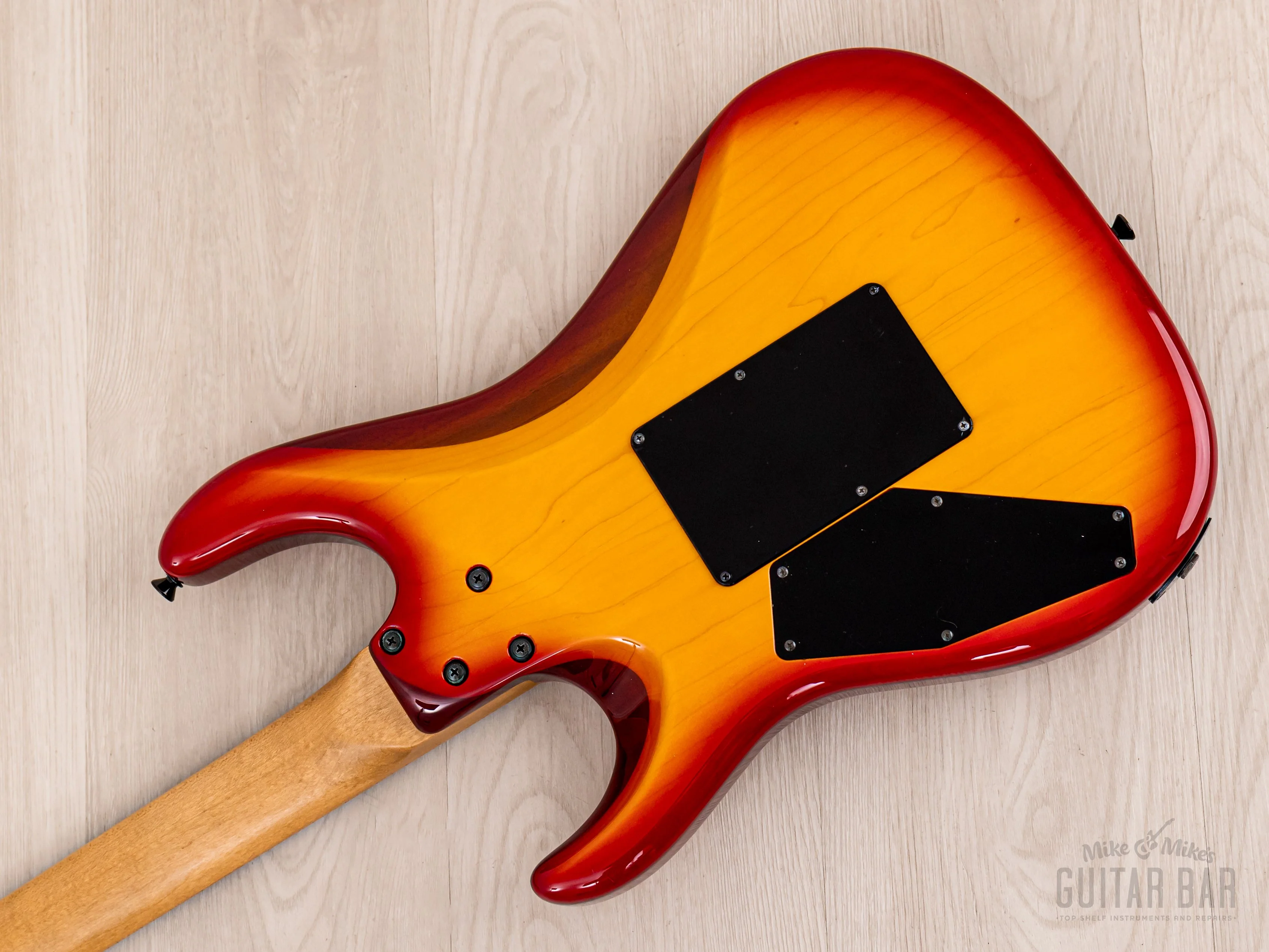 1990 Edwards by ESP Vision Alpha SSH Superstrat Cherry Sunburst w/ Floyd Rose - Image 14