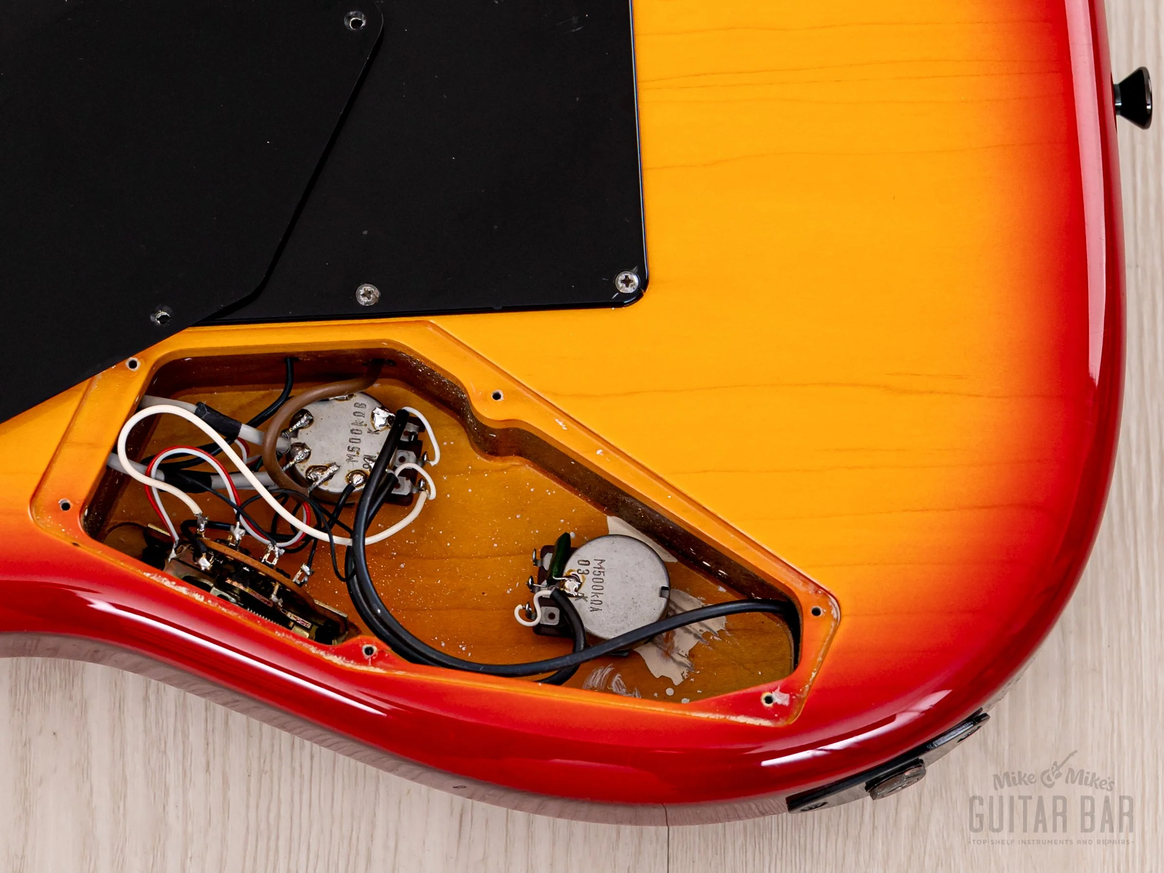 1990 Edwards by ESP Vision Alpha SSH Superstrat Cherry Sunburst w/ Floyd Rose - Image 15