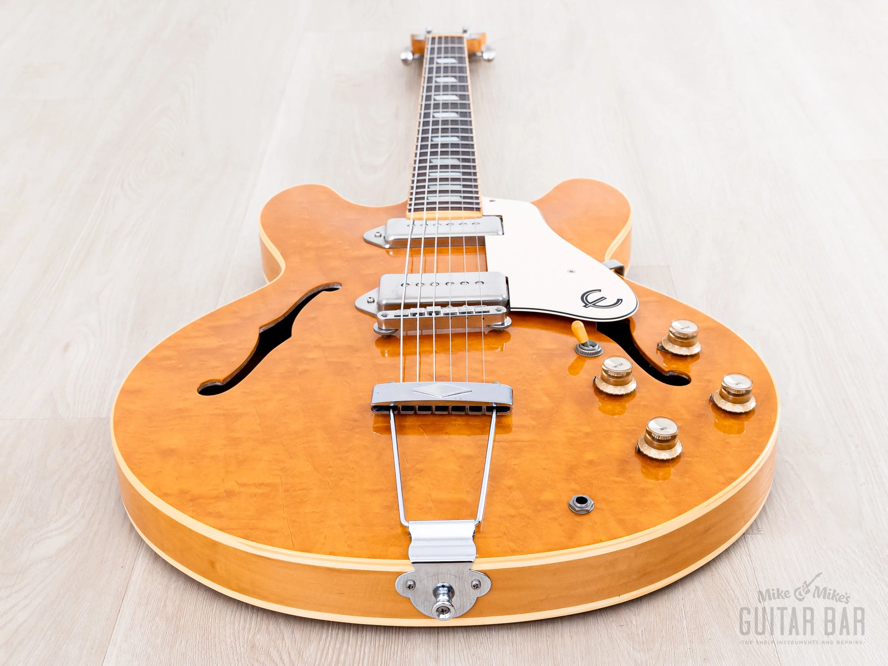 1990 Epiphone Casino Natural Near-Mint, Pre-Elitist Revolution, Japan Terada - Image 11