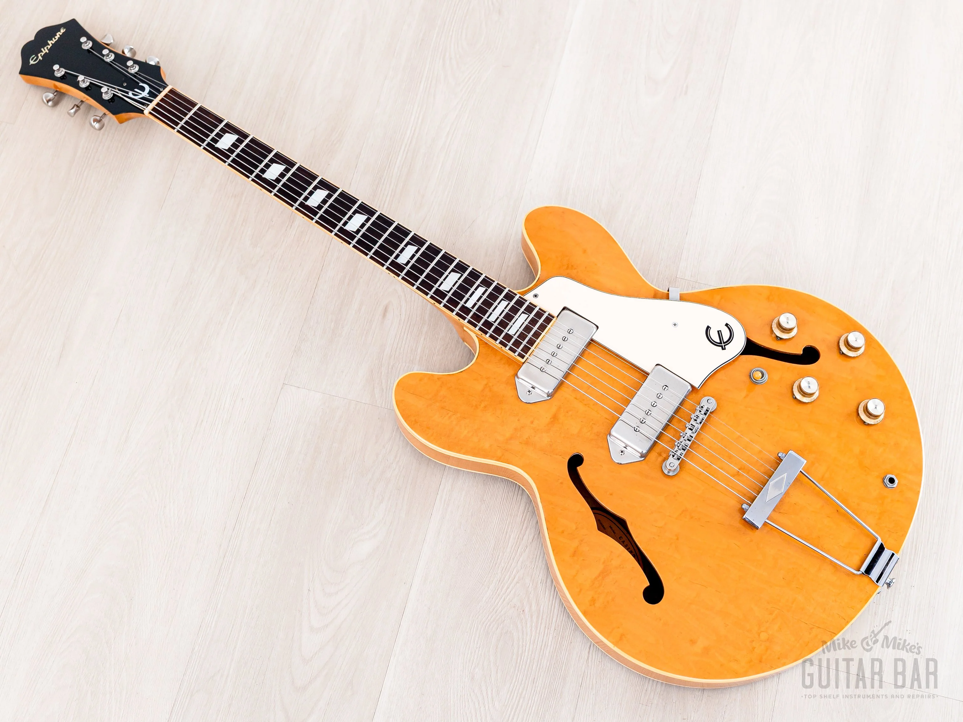 1990 Epiphone Casino Natural Near-Mint, Pre-Elitist Revolution, Japan Terada - Image 12