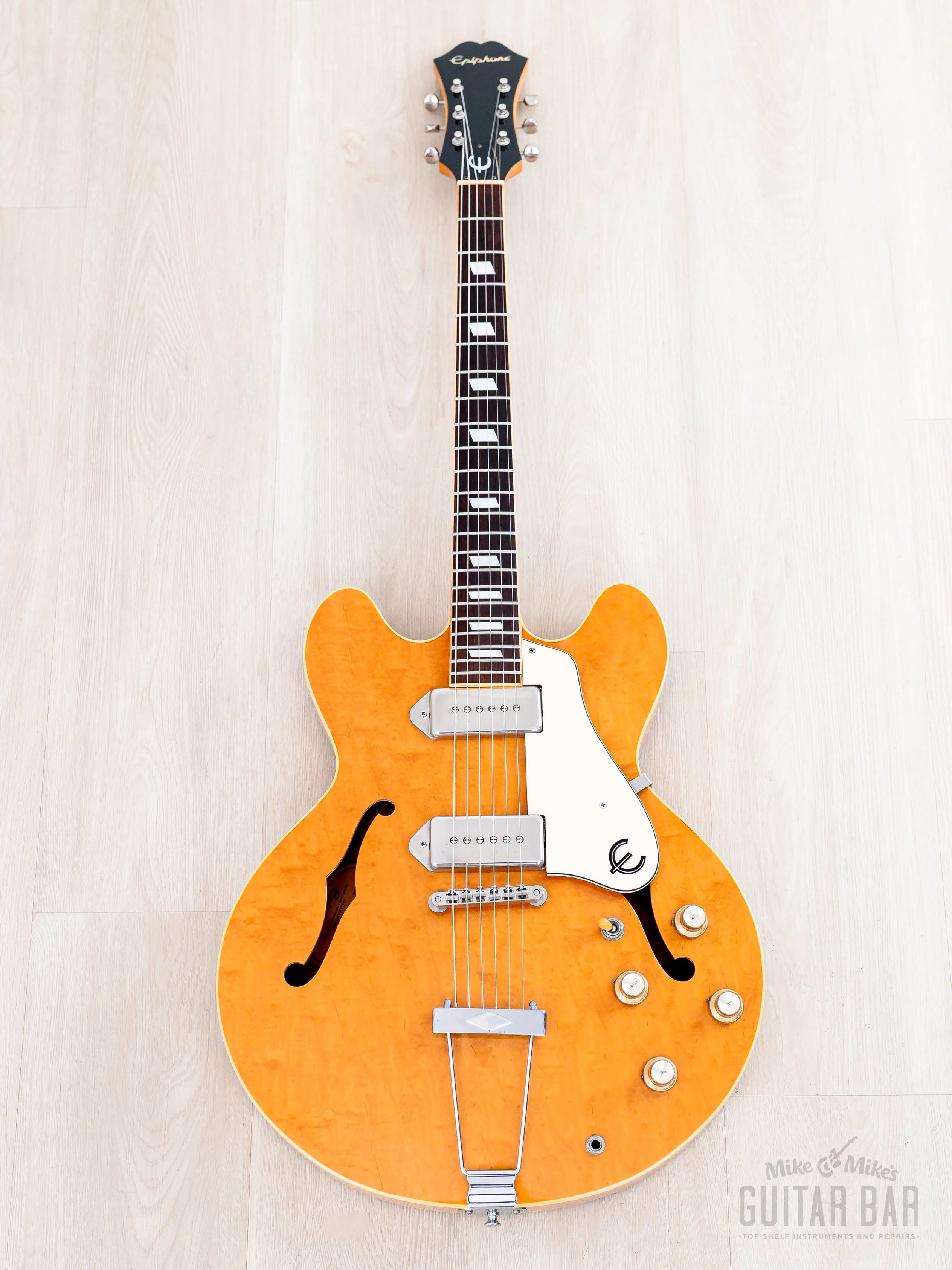 1990 Epiphone Casino Natural Near-Mint, Pre-Elitist Revolution, Japan Terada - Image 2