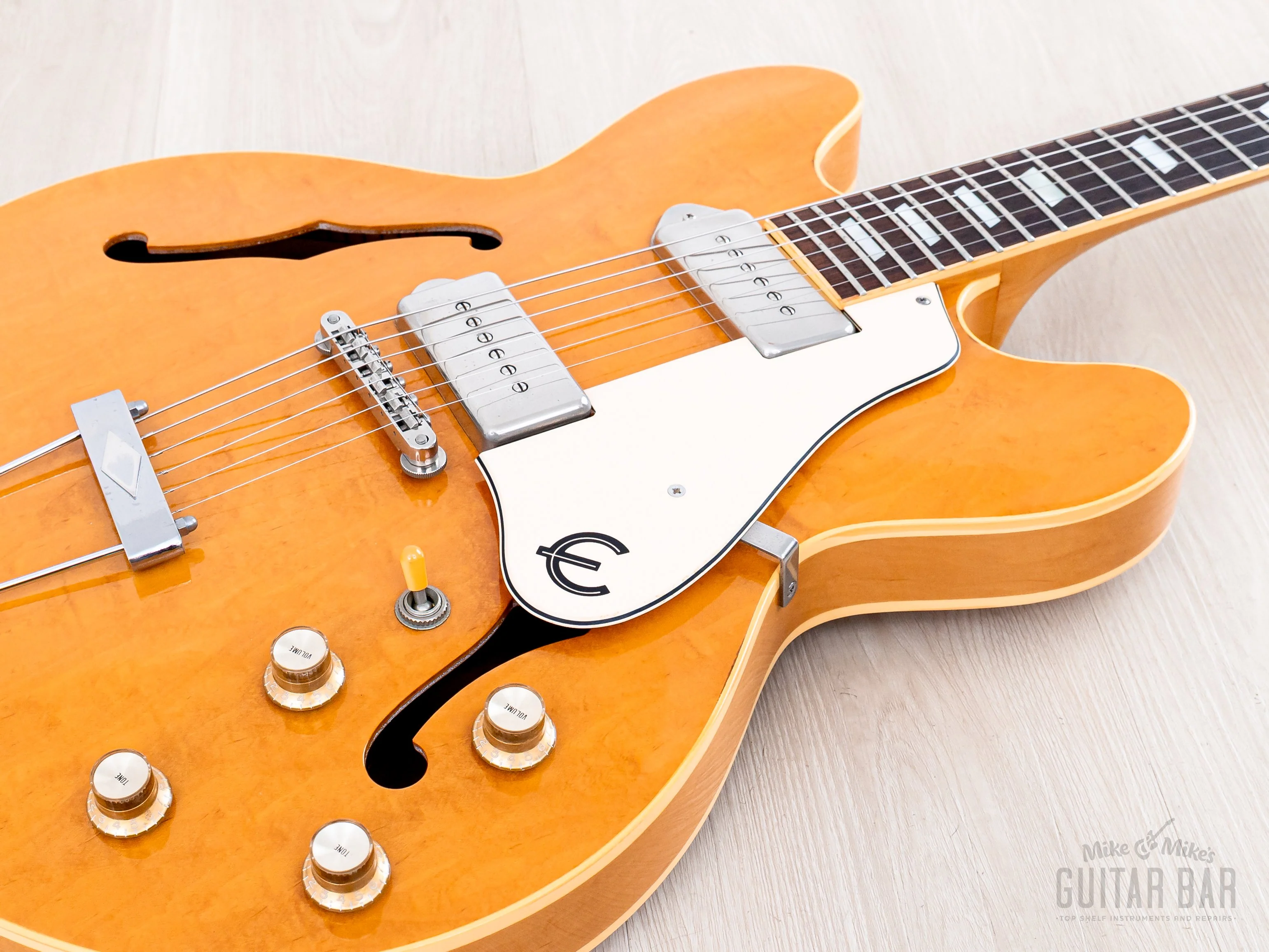 1990 Epiphone Casino Natural Near-Mint, Pre-Elitist Revolution, Japan Terada - Image 7