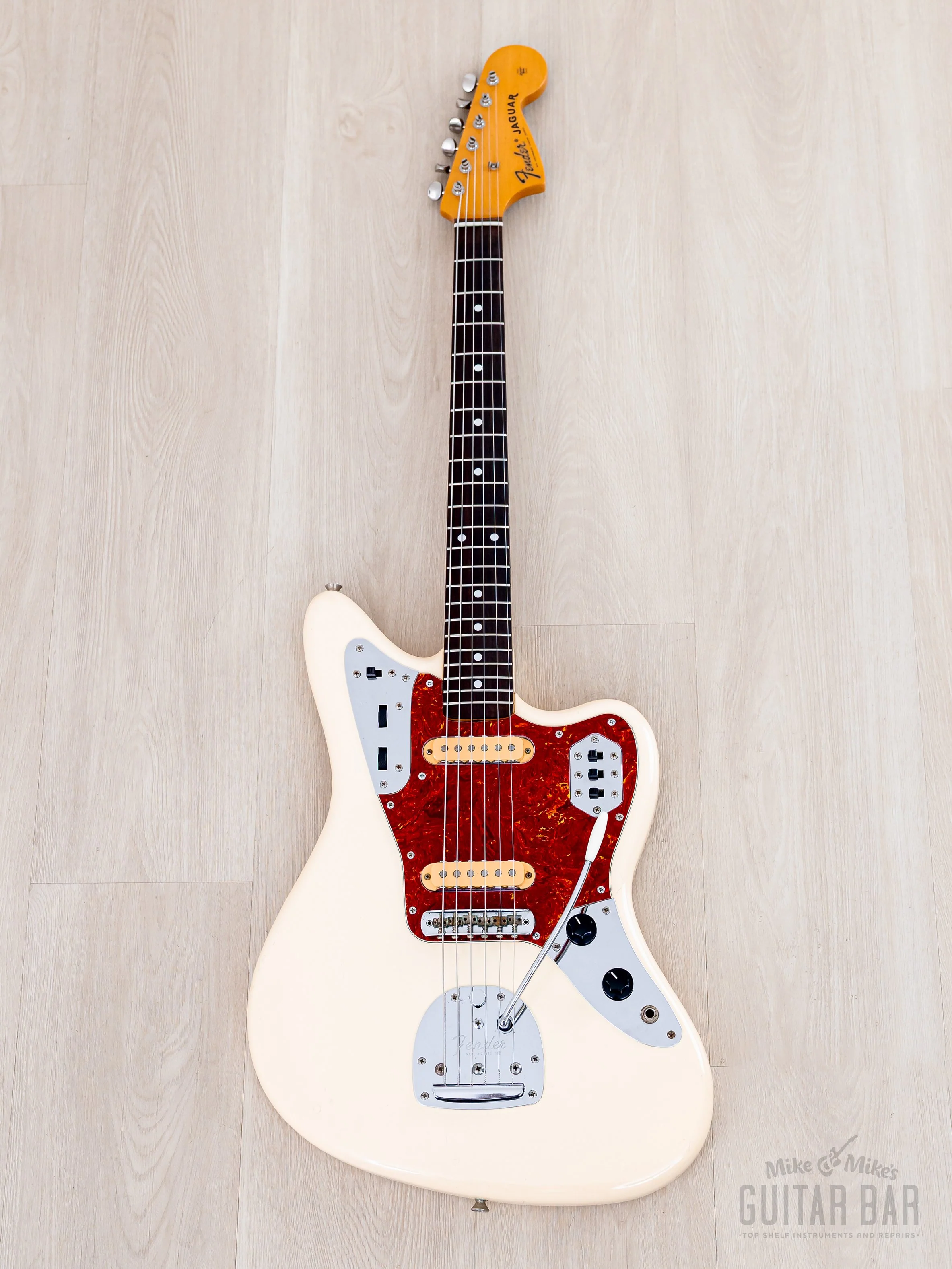 1990 Fender Jaguar ‘62 Vintage Reissue JG66-700 Olympic White, Japan MIJ Fujigen - Image 2
