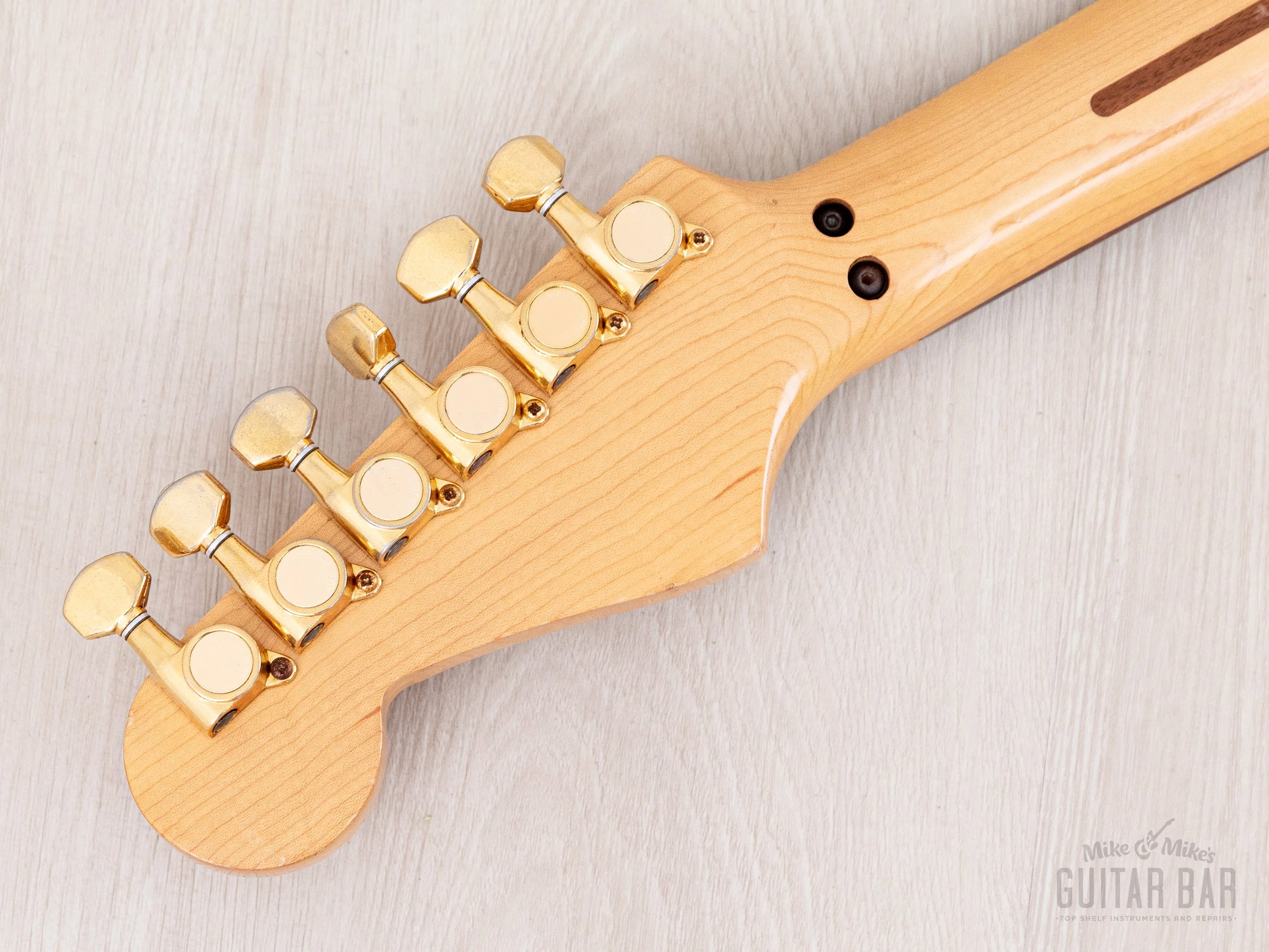 1990 Fender Pro Feel Stratocaster STR-130LS/FO Blueberry Burst w/ Lace Sensor & Floyd Rose, Japan MIJ Fujigen - Image 5