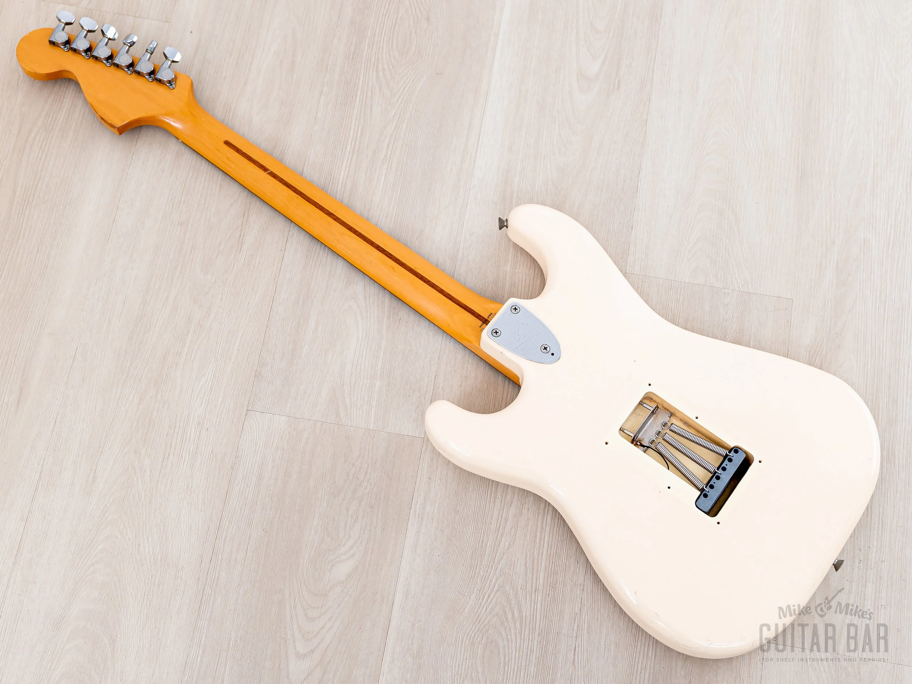 1990 Fender Stratocaster ‘72 Vintage Reissue ST72-500 Olympic White w/ Case, Japan MIJ Fujigen - Image 13