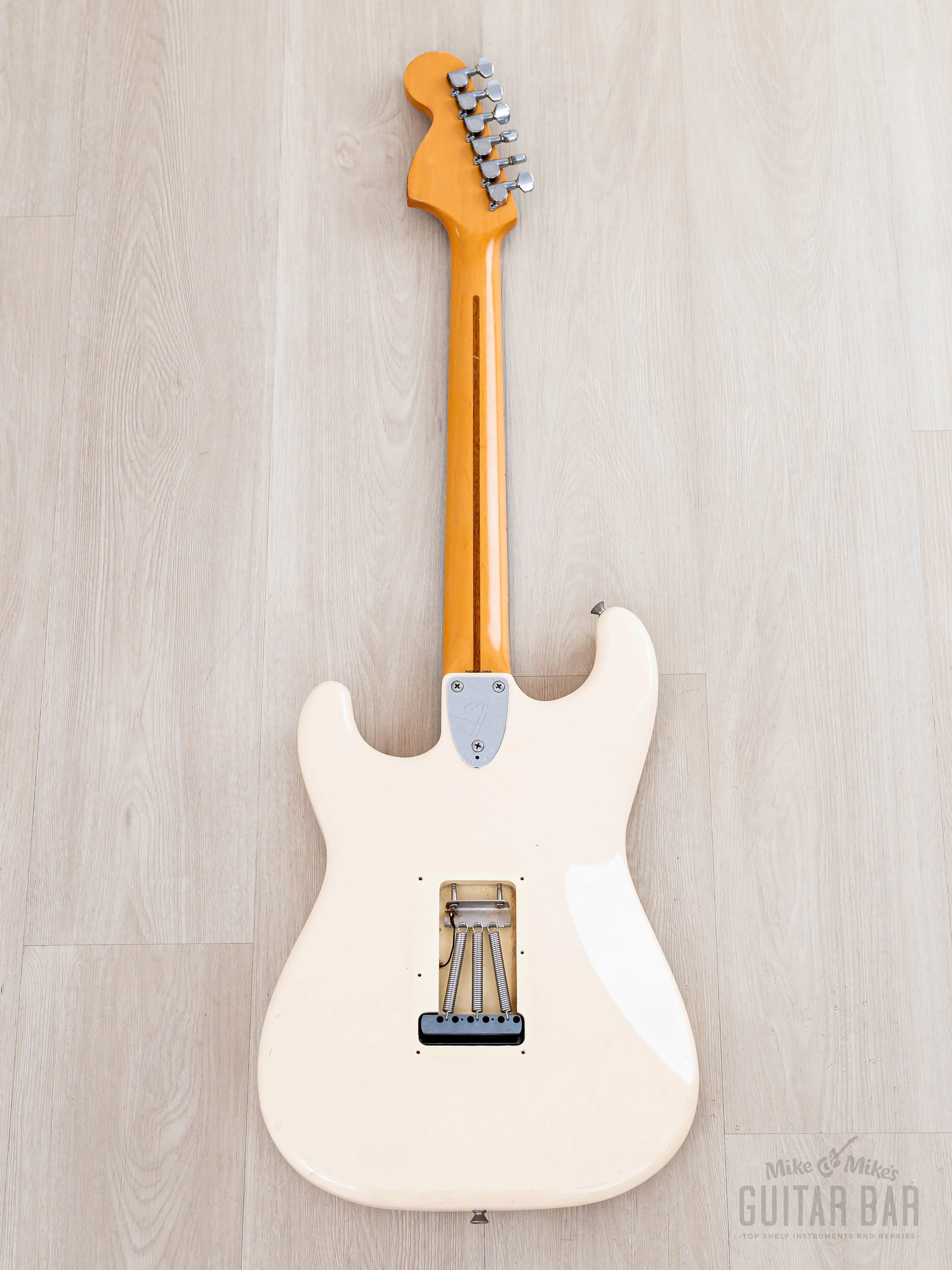 1990 Fender Stratocaster ‘72 Vintage Reissue ST72-500 Olympic White w/ Case, Japan MIJ Fujigen - Image 3
