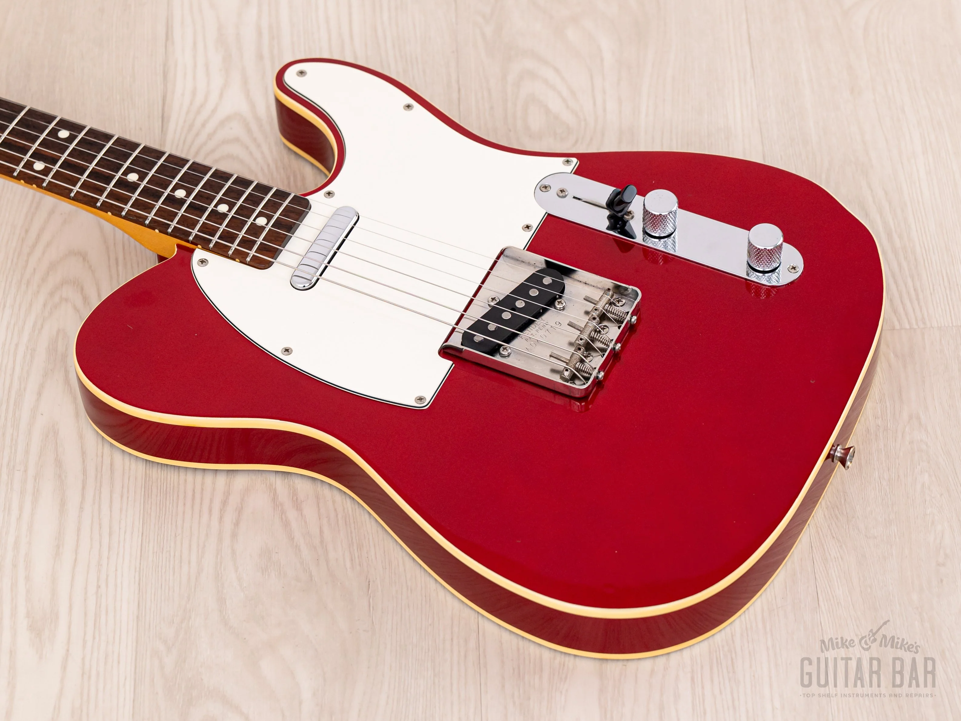 1990 Fender Telecaster Custom '62 Vintage Reissue TL62B-650 Candy Apple Red Near-Mint, Japan MIJ Fujigen - Image 10