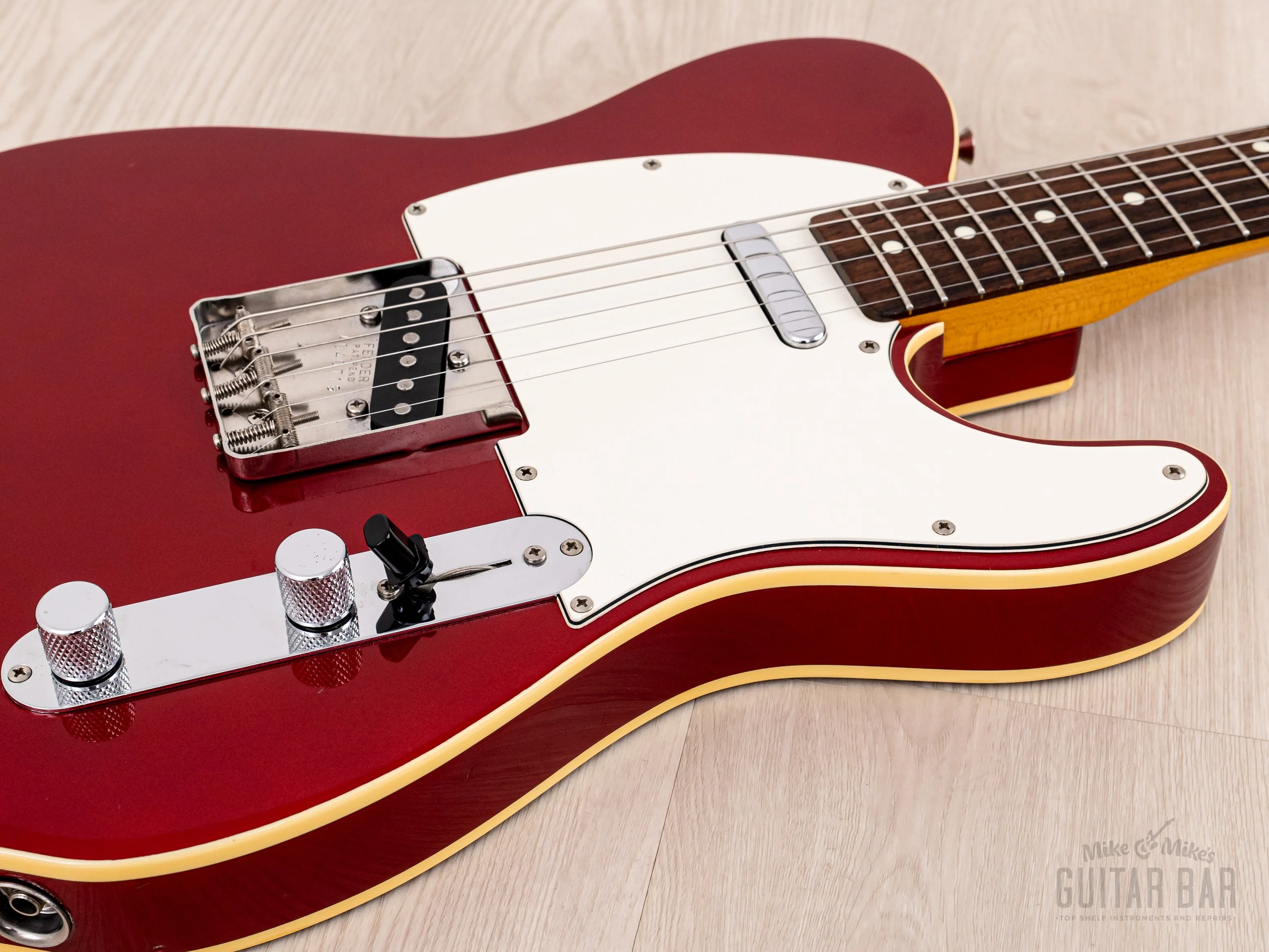 1990 Fender Telecaster Custom '62 Vintage Reissue TL62B-650 Candy Apple Red Near-Mint, Japan MIJ Fujigen - Image 6