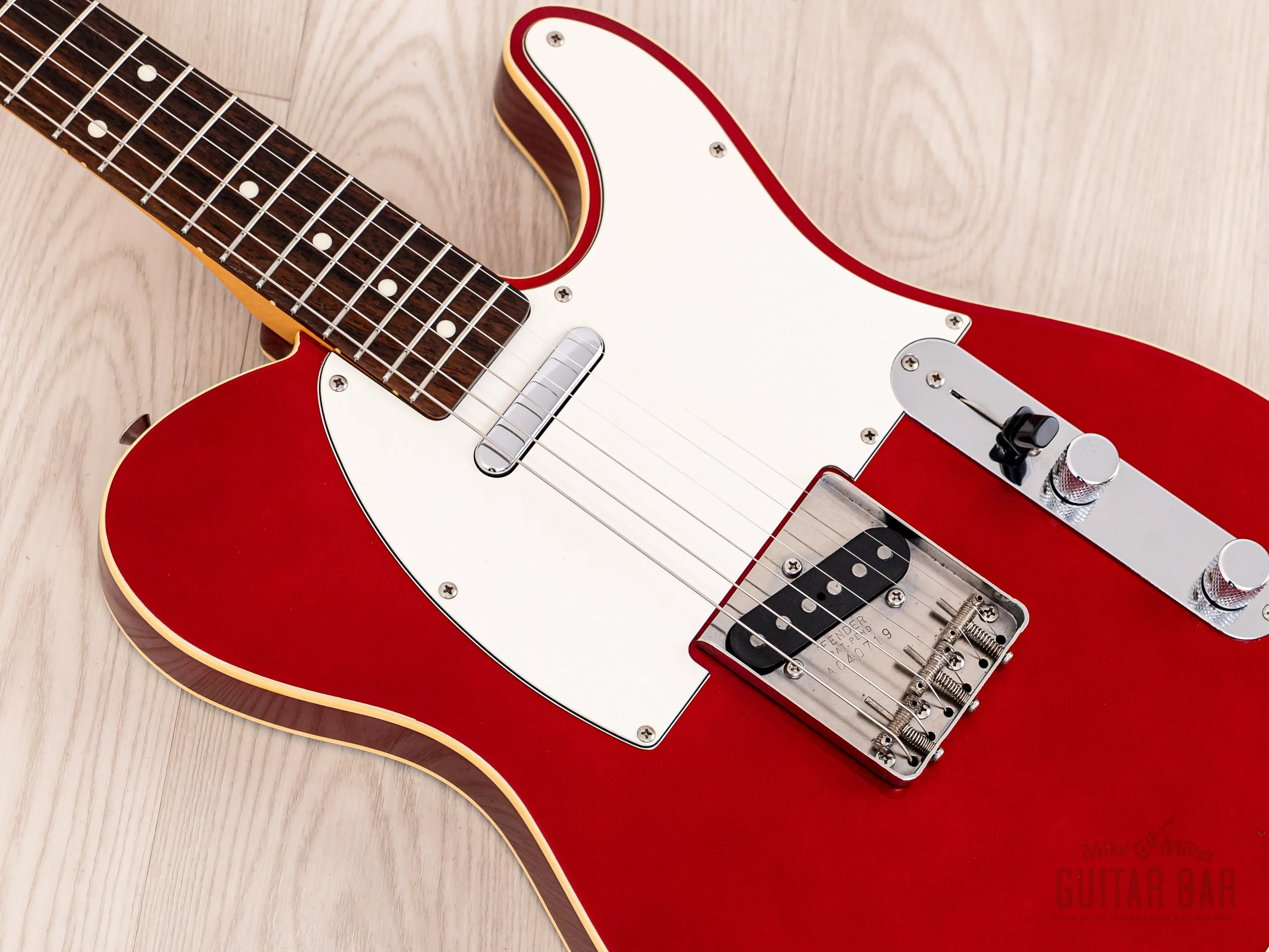 1990 Fender Telecaster Custom '62 Vintage Reissue TL62B-650 Candy Apple Red Near-Mint, Japan MIJ Fujigen - Image 7