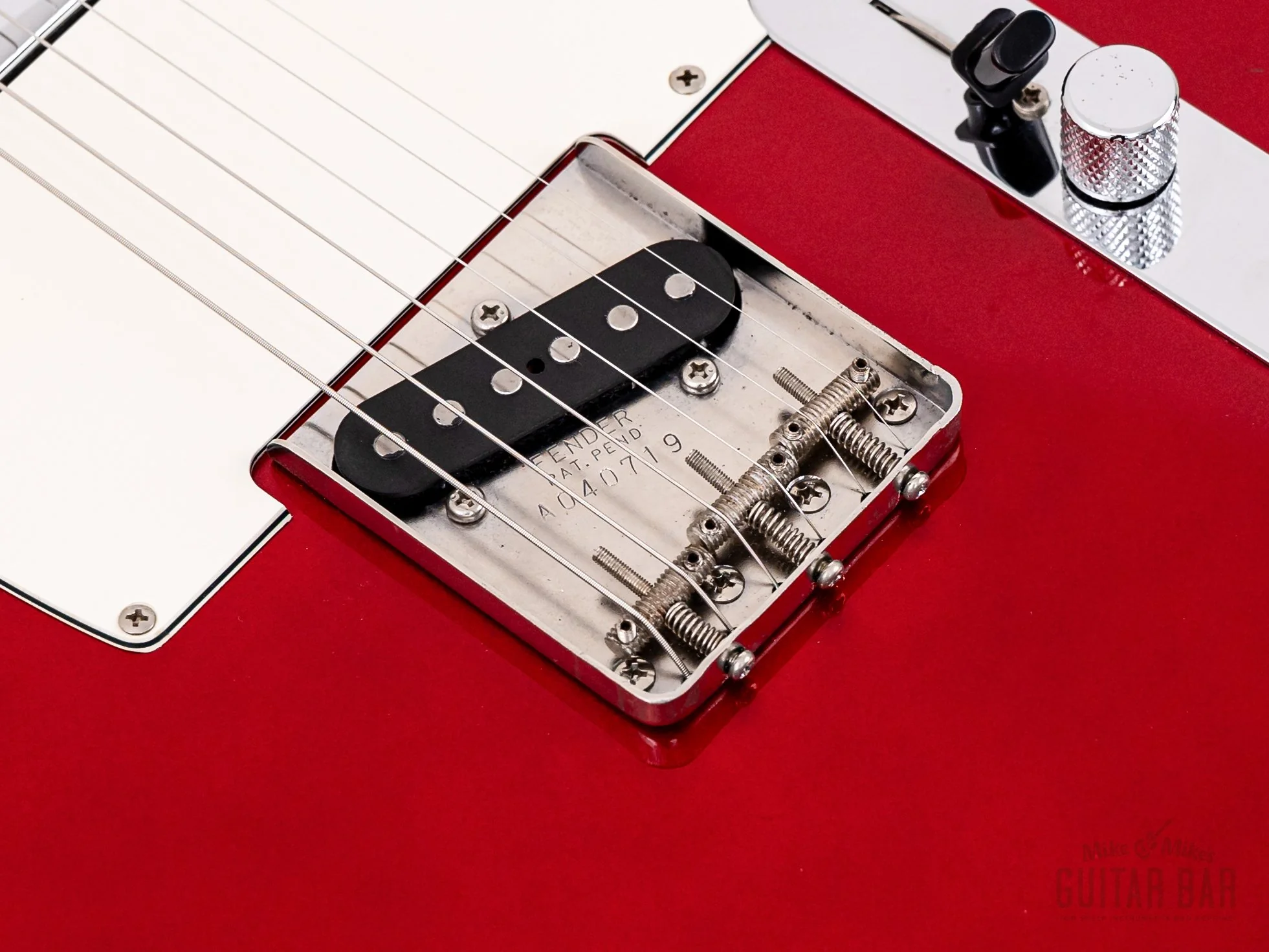 1990 Fender Telecaster Custom '62 Vintage Reissue TL62B-650 Candy Apple Red Near-Mint, Japan MIJ Fujigen - Image 8