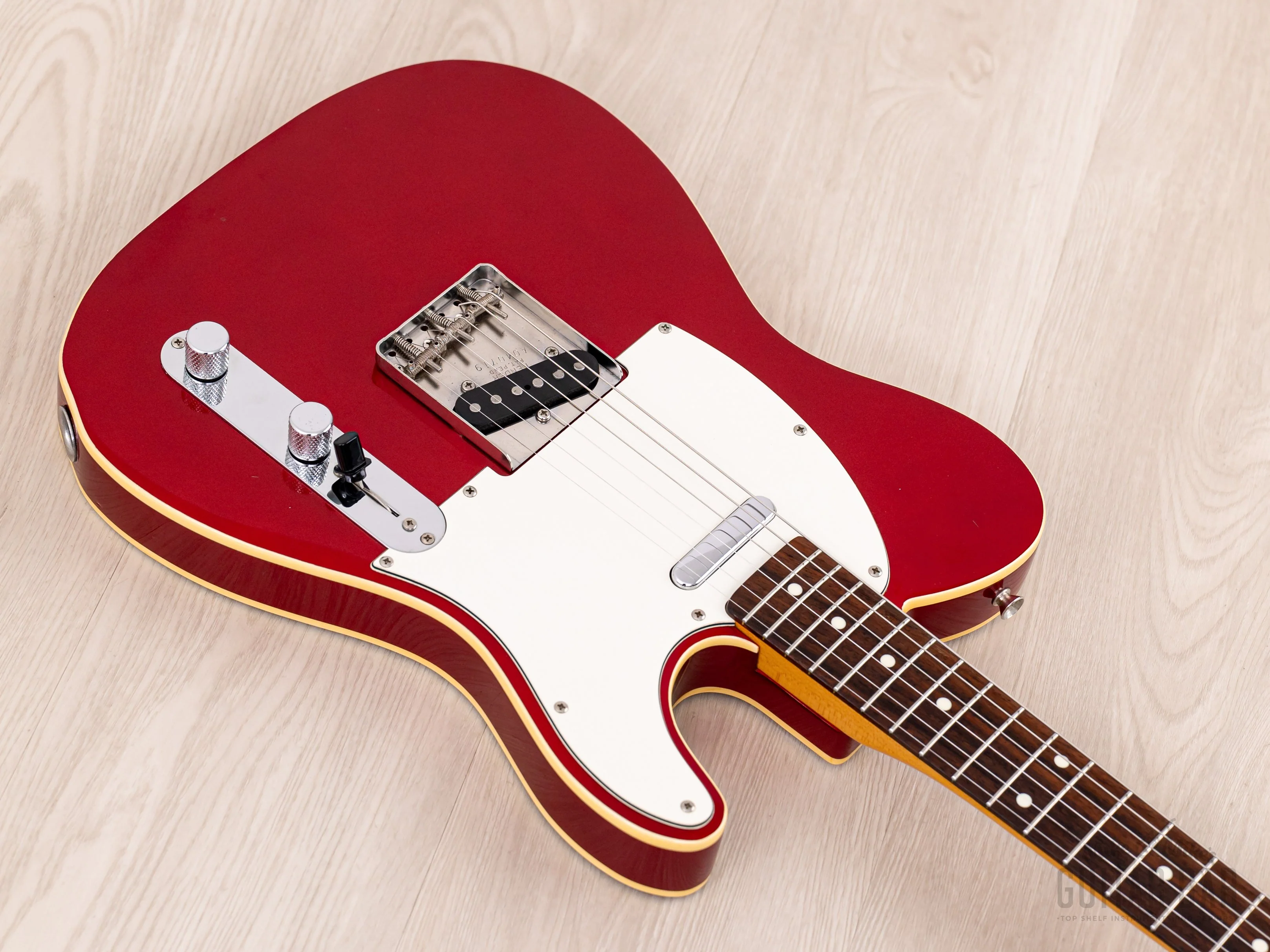 1990 Fender Telecaster Custom '62 Vintage Reissue TL62B-650 Candy Apple Red Near-Mint, Japan MIJ Fujigen - Image 9