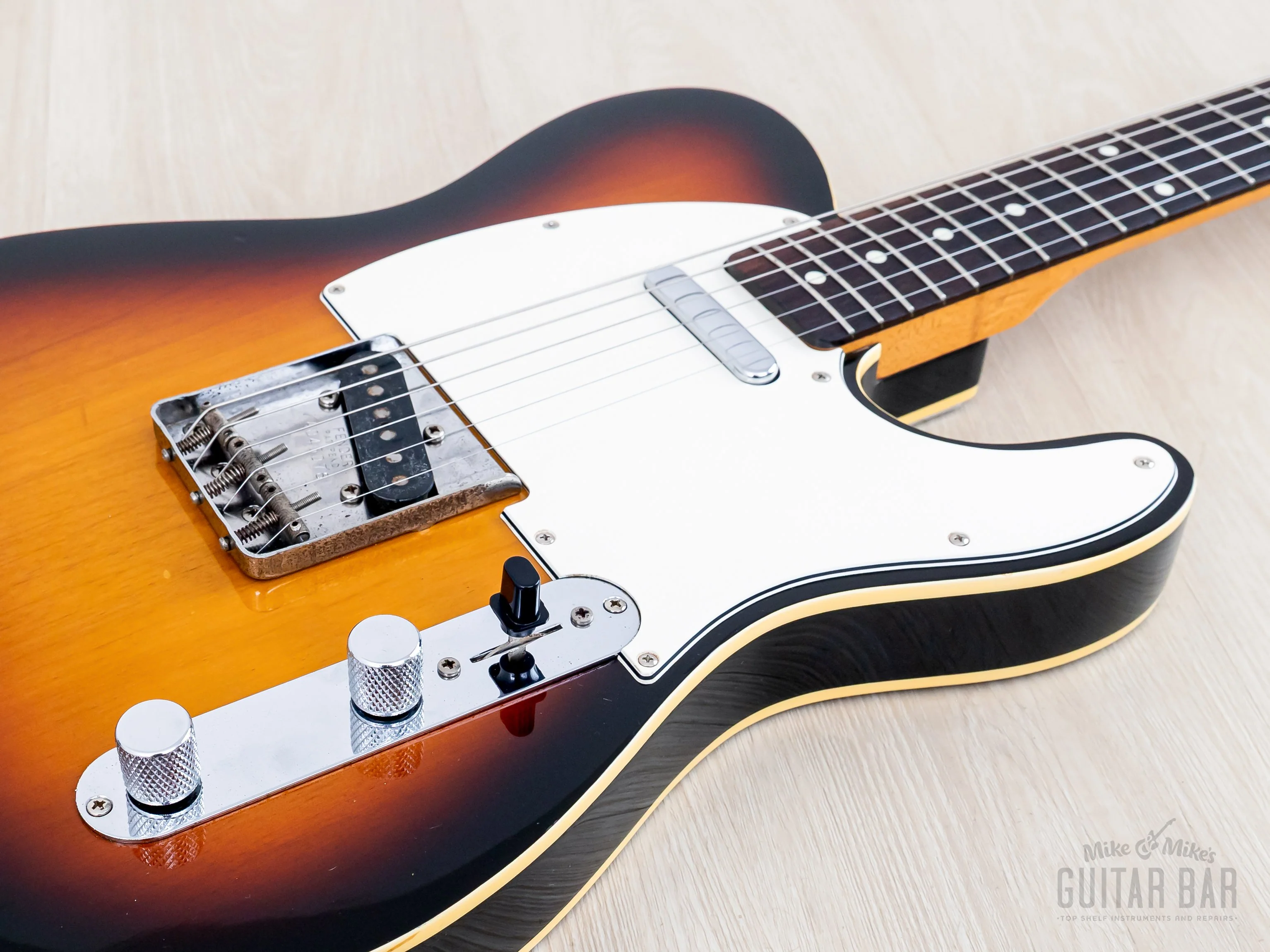 1990 Fender Telecaster Custom '62 Vintage Reissue TL62B-650 Sunburst w/ Case, Japan MIJ Fujigen - Image 6