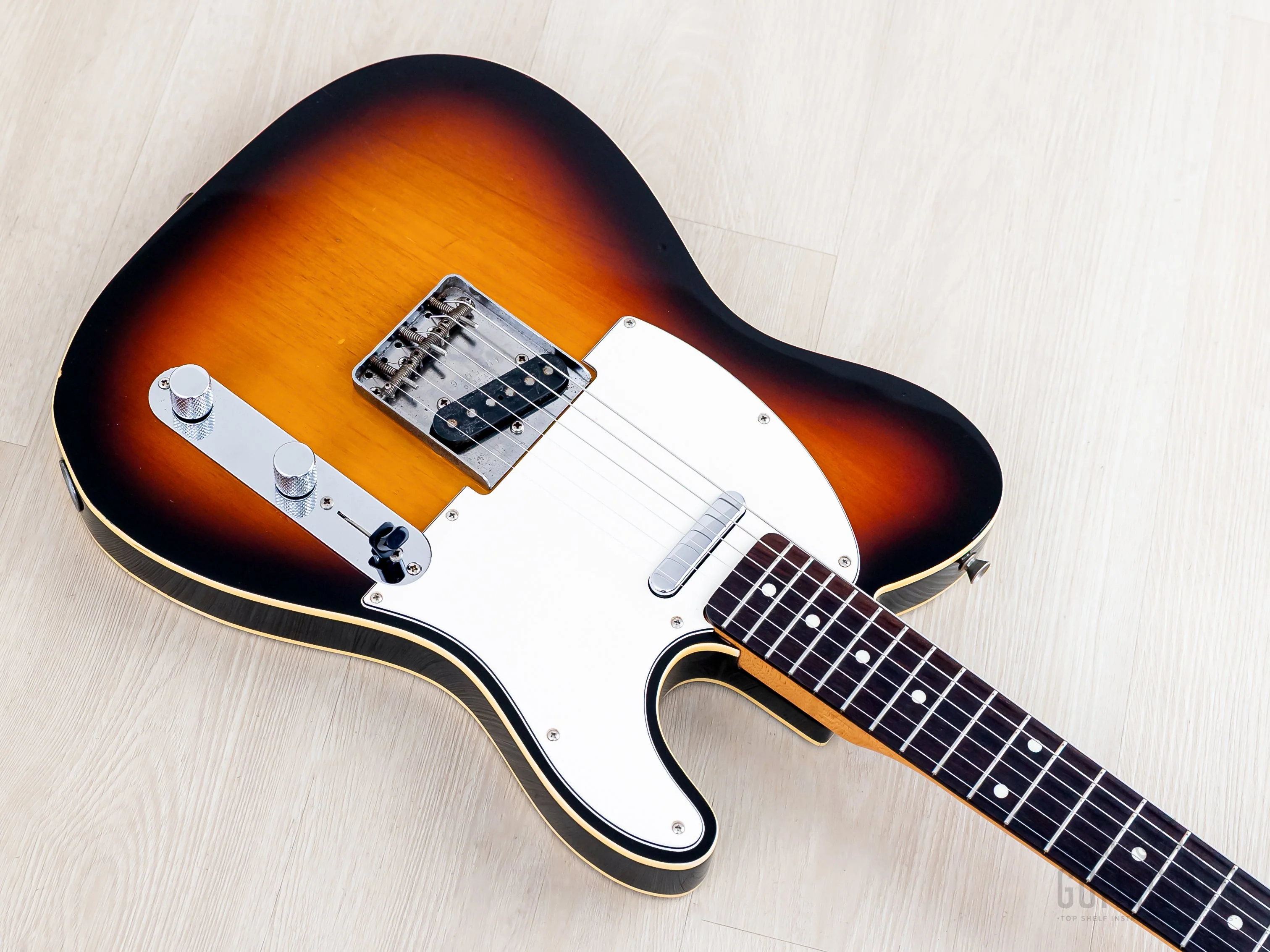 1990 Fender Telecaster Custom '62 Vintage Reissue TL62B-650 Sunburst w/ Case, Japan MIJ Fujigen - Image 9