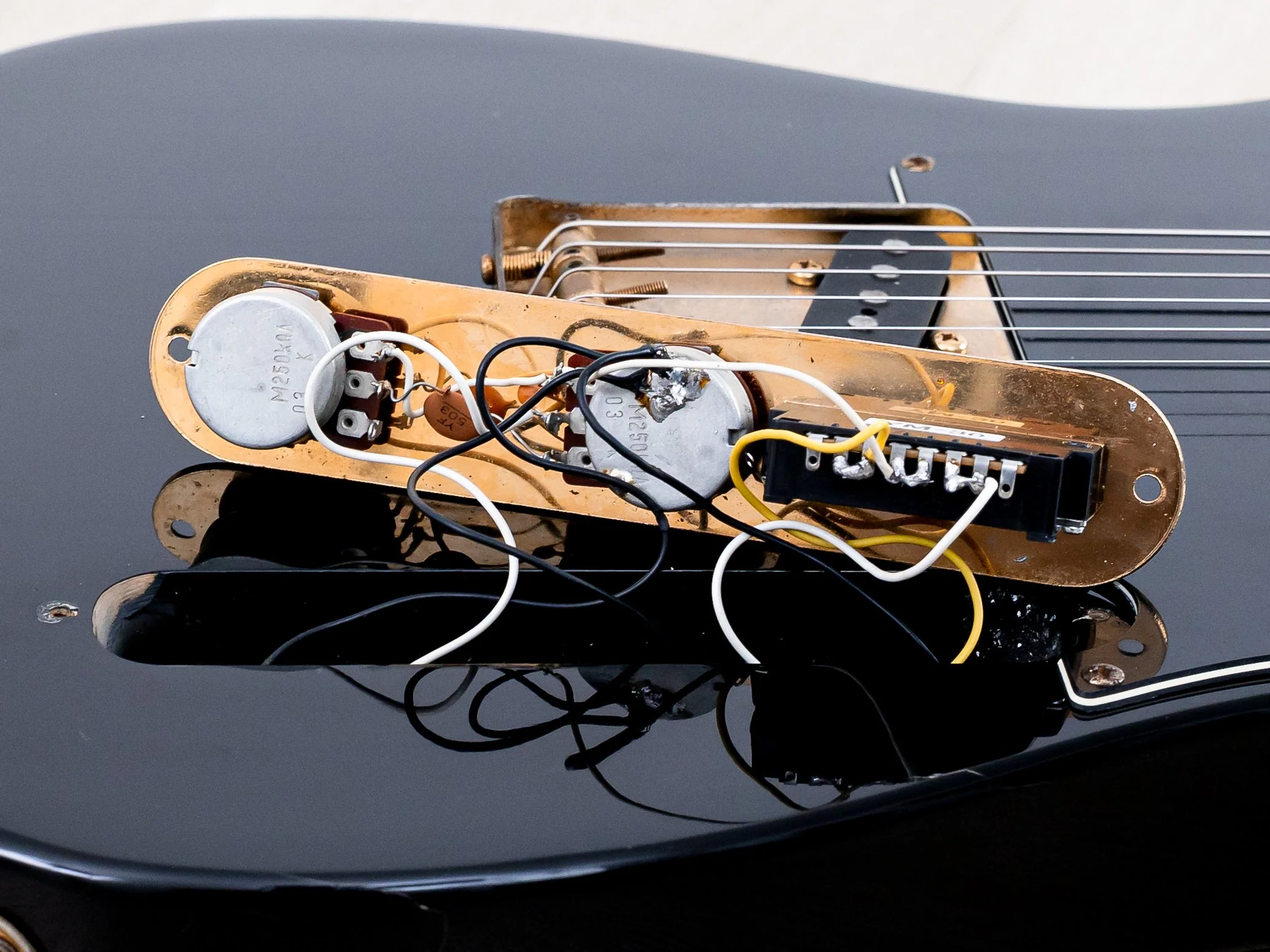 1990 Fender Telecaster TLG80-550 Vintage Guitar Black w/ Gold Hardware, Japan MIJ Fujigen - Image 17