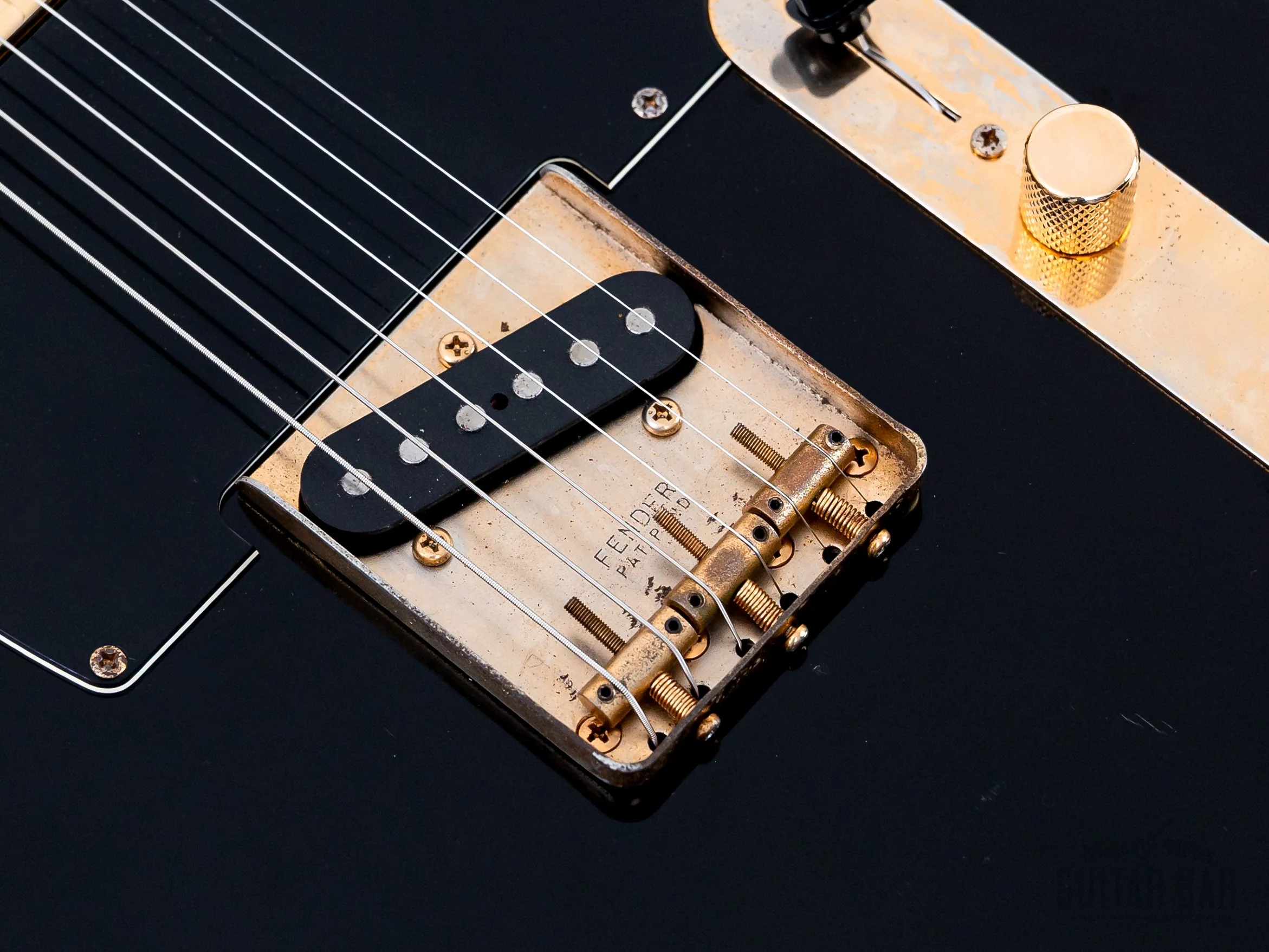 1990 Fender Telecaster TLG80-550 Vintage Guitar Black w/ Gold Hardware, Japan MIJ Fujigen - Image 8
