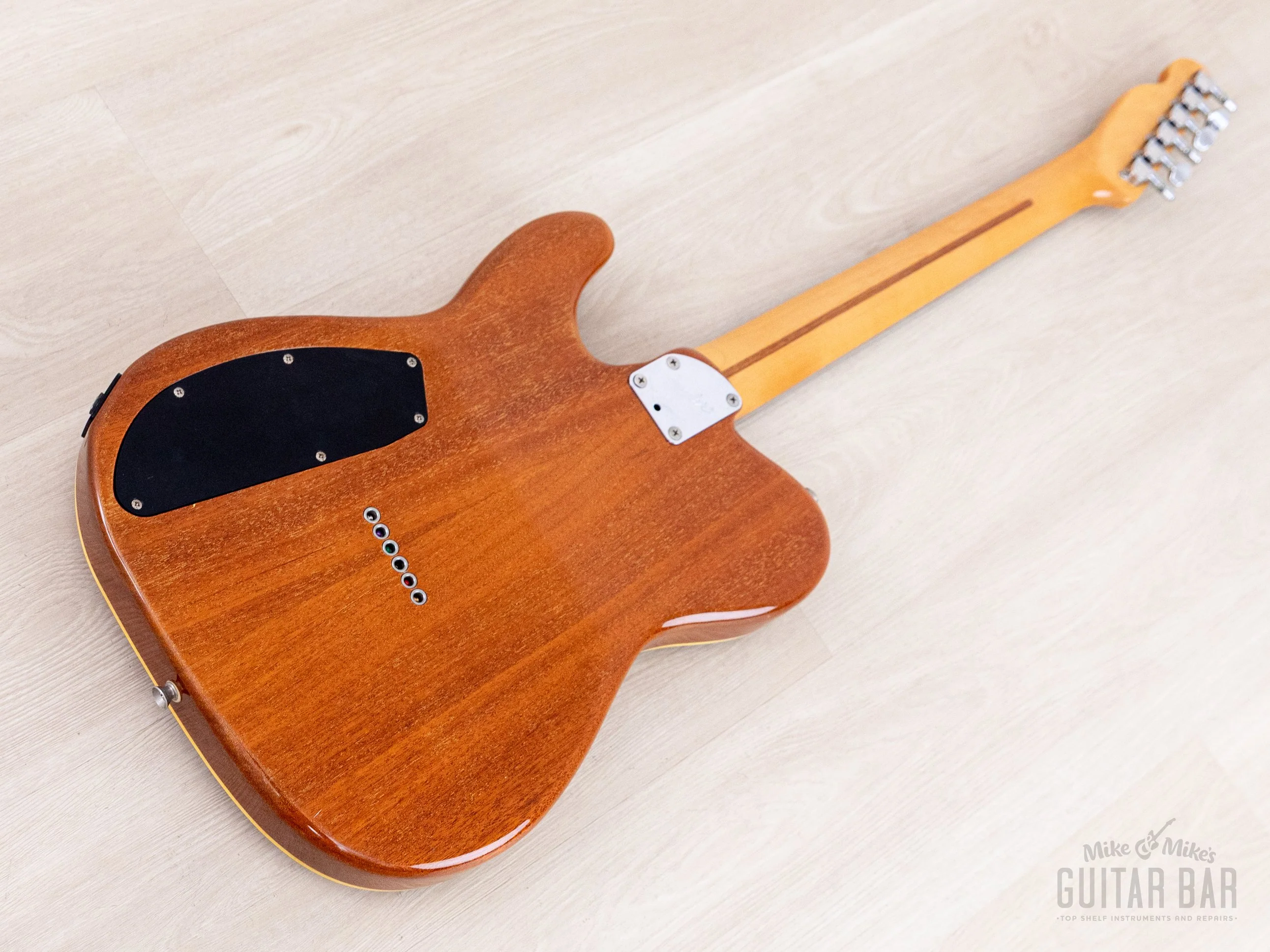 1990 Fender Thinline Telecaster TLAC-950 Natural w/ Piezo & Lace Sensor, Near-Mint, Japan MIJ Fujigen - Image 14