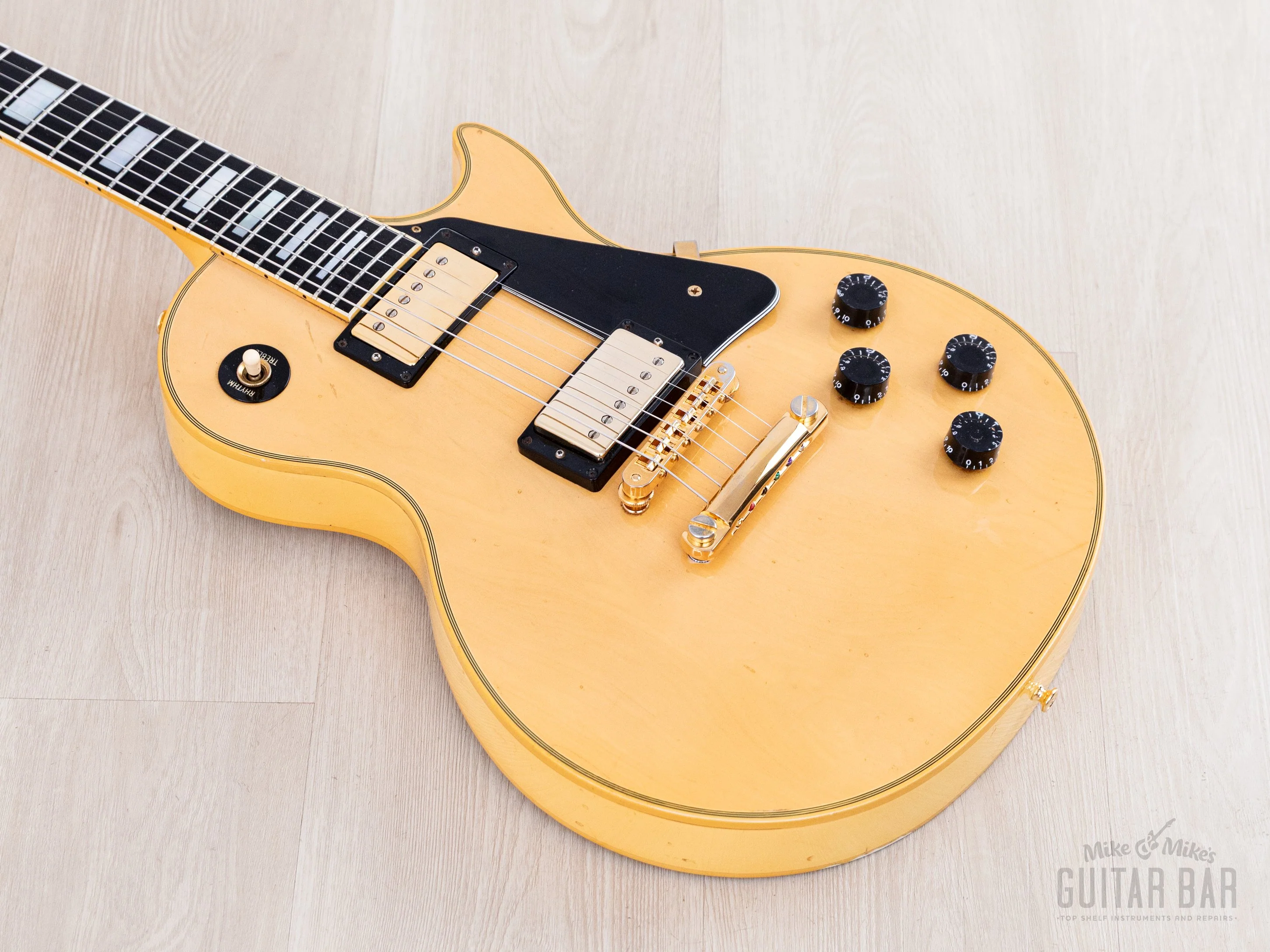 1990 Gibson Les Paul Custom Limited Colours Edition Transparent White 1 of 200 w/ Case - Image 10