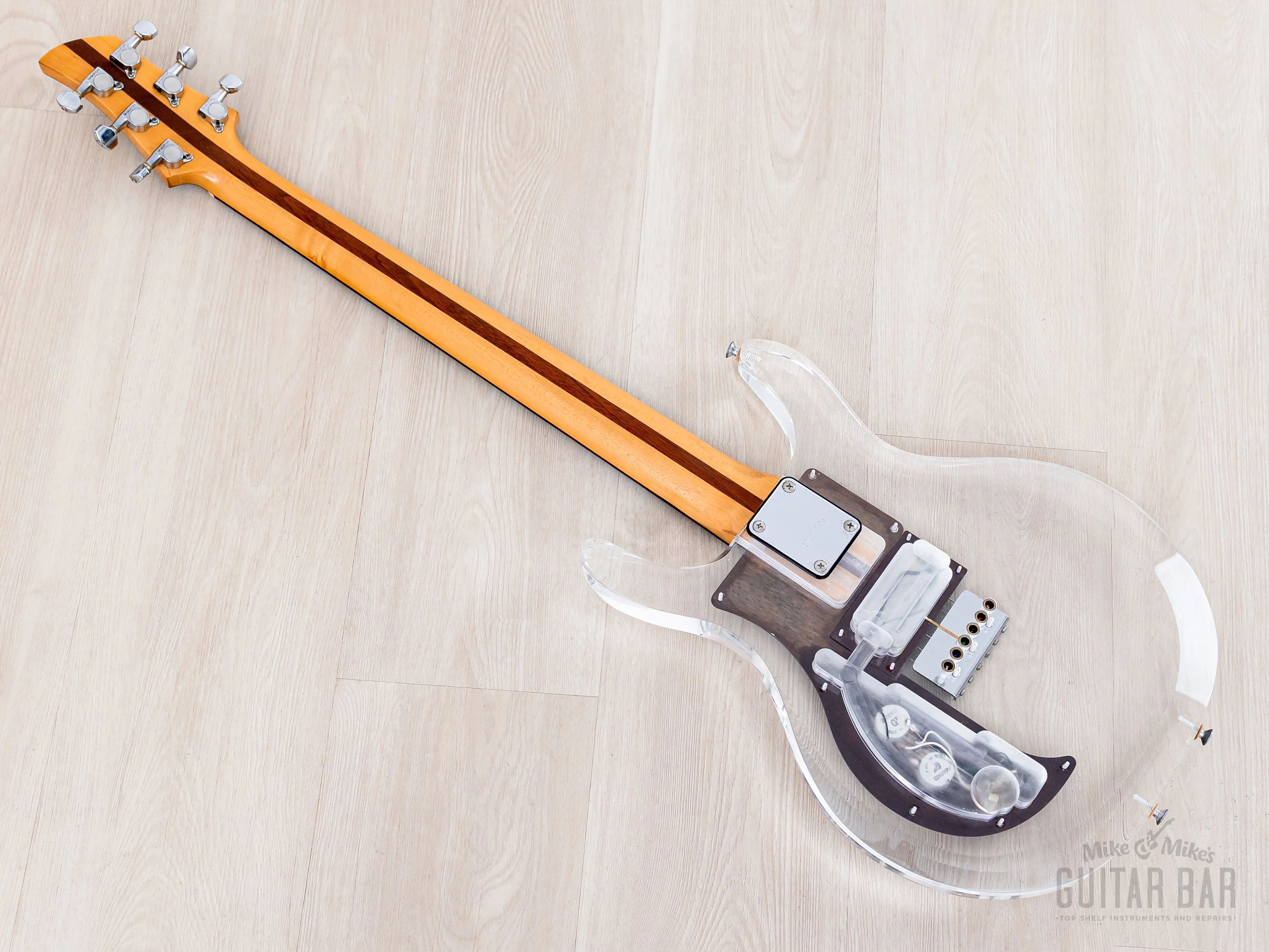 1990 Greco AP-850 Acrylic Dan Armstrong Lucite Guitar, Japan Fujigen - Image 12