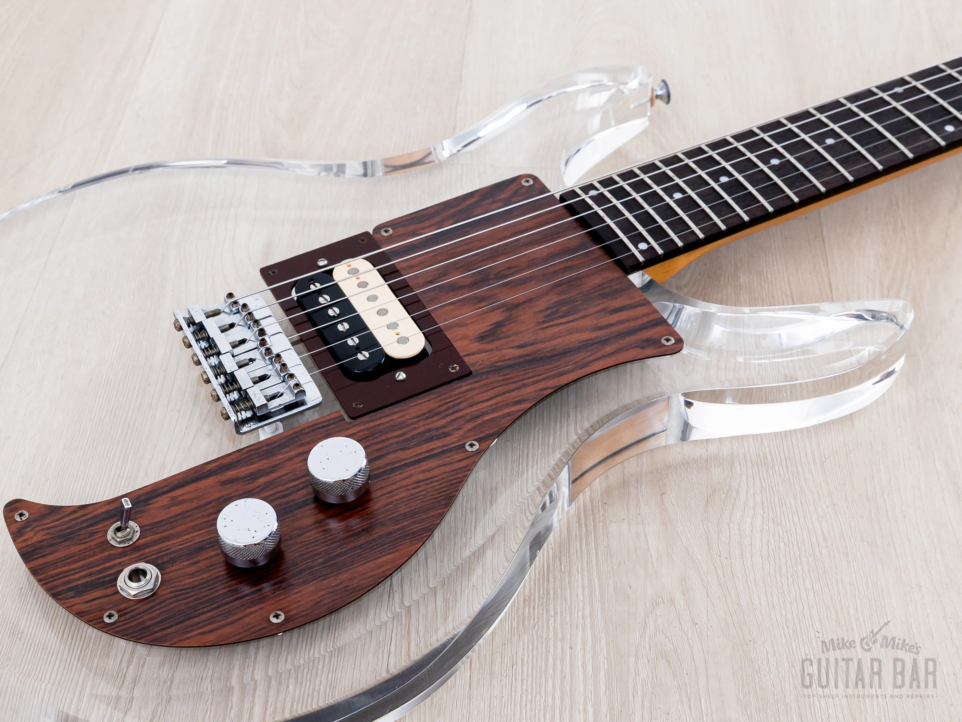 1990 Greco AP-850 Acrylic Dan Armstrong Lucite Guitar, Japan Fujigen - Image 6