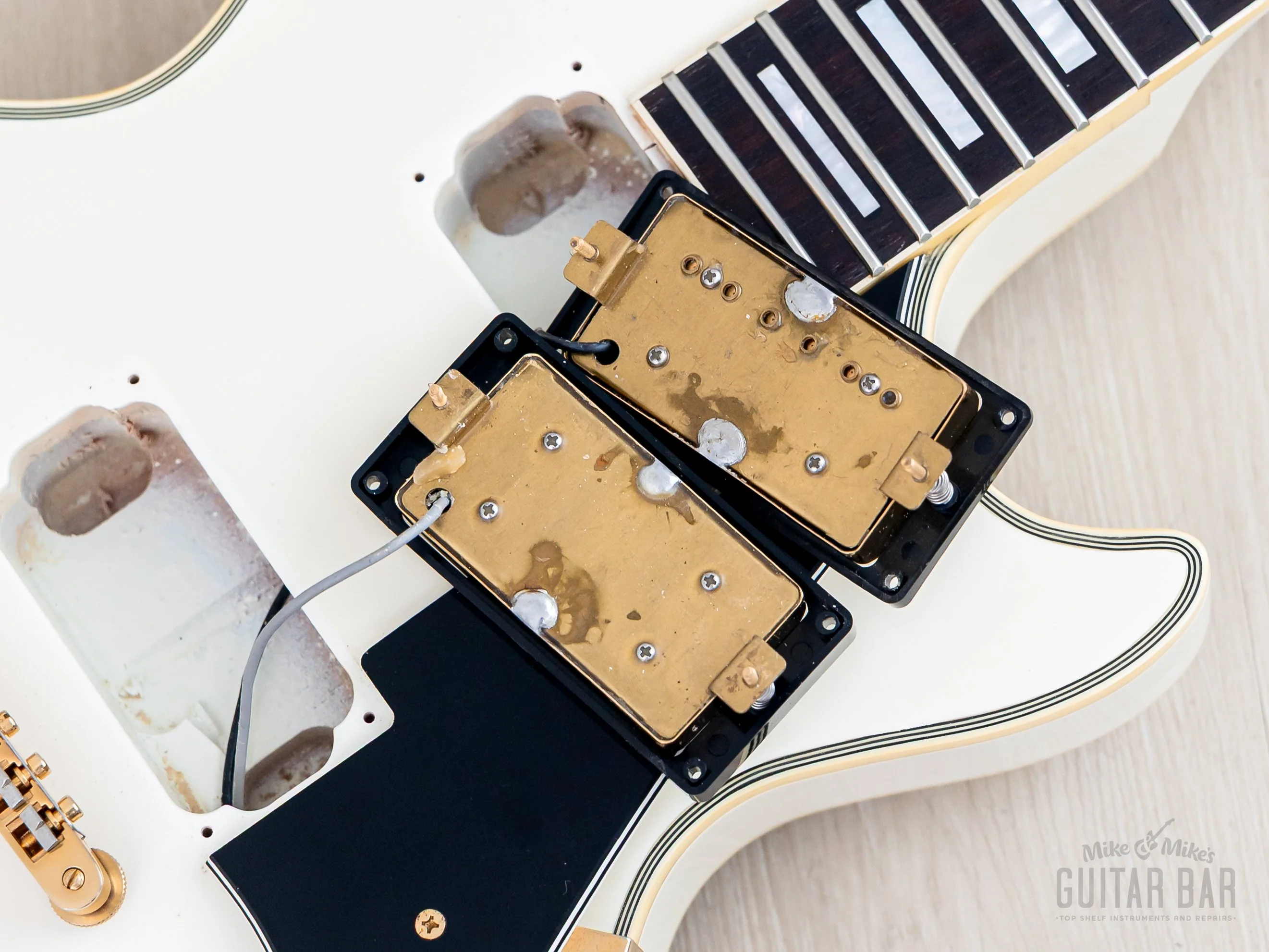 1990 Orville Les Paul Custom LPC-75 Alpine White Gibson-Licensed, Japan Terada - Image 16