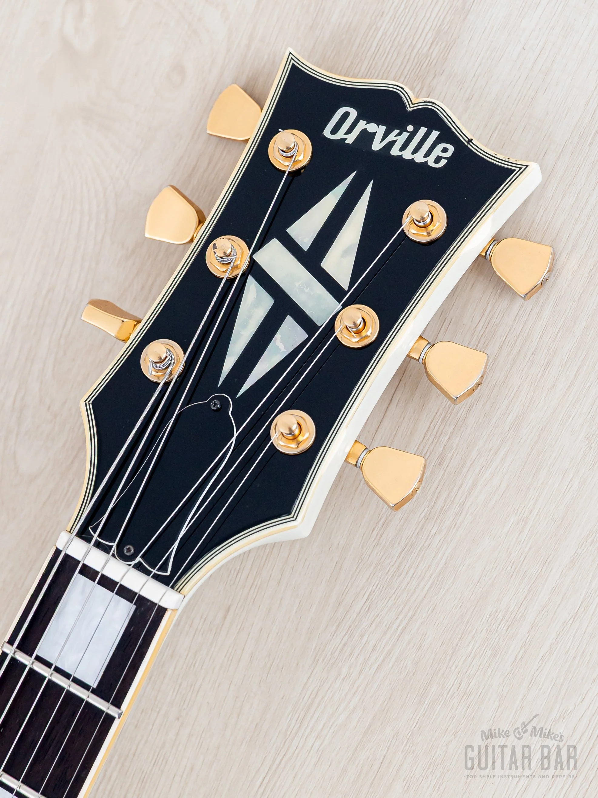 1990 Orville Les Paul Custom LPC-75 Alpine White Gibson-Licensed, Japan Terada - Image 4