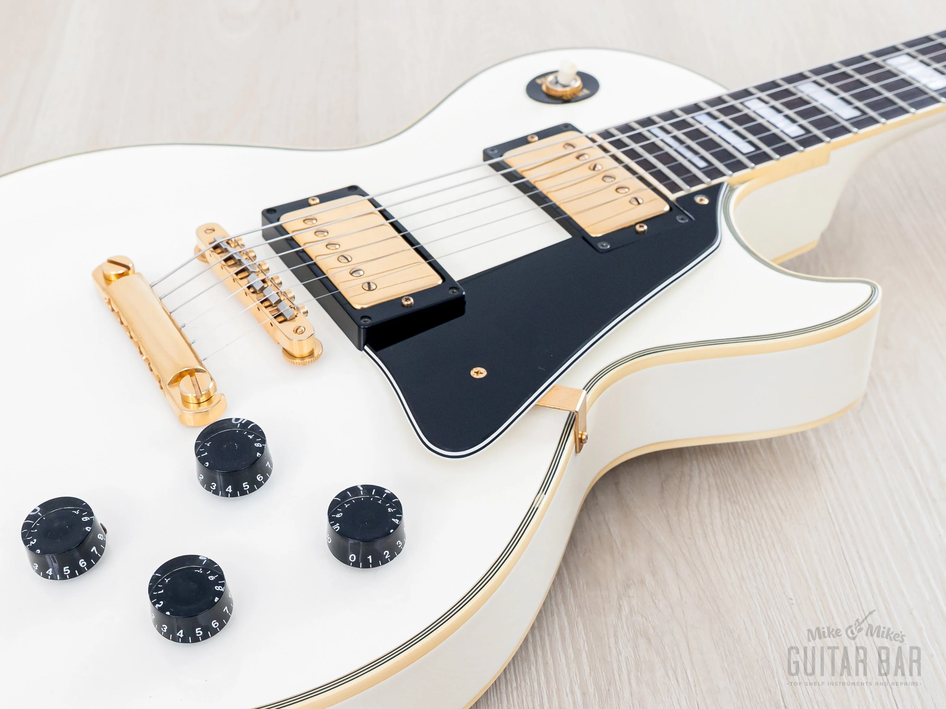1990 Orville Les Paul Custom LPC-75 Alpine White Gibson-Licensed, Japan Terada - Image 6