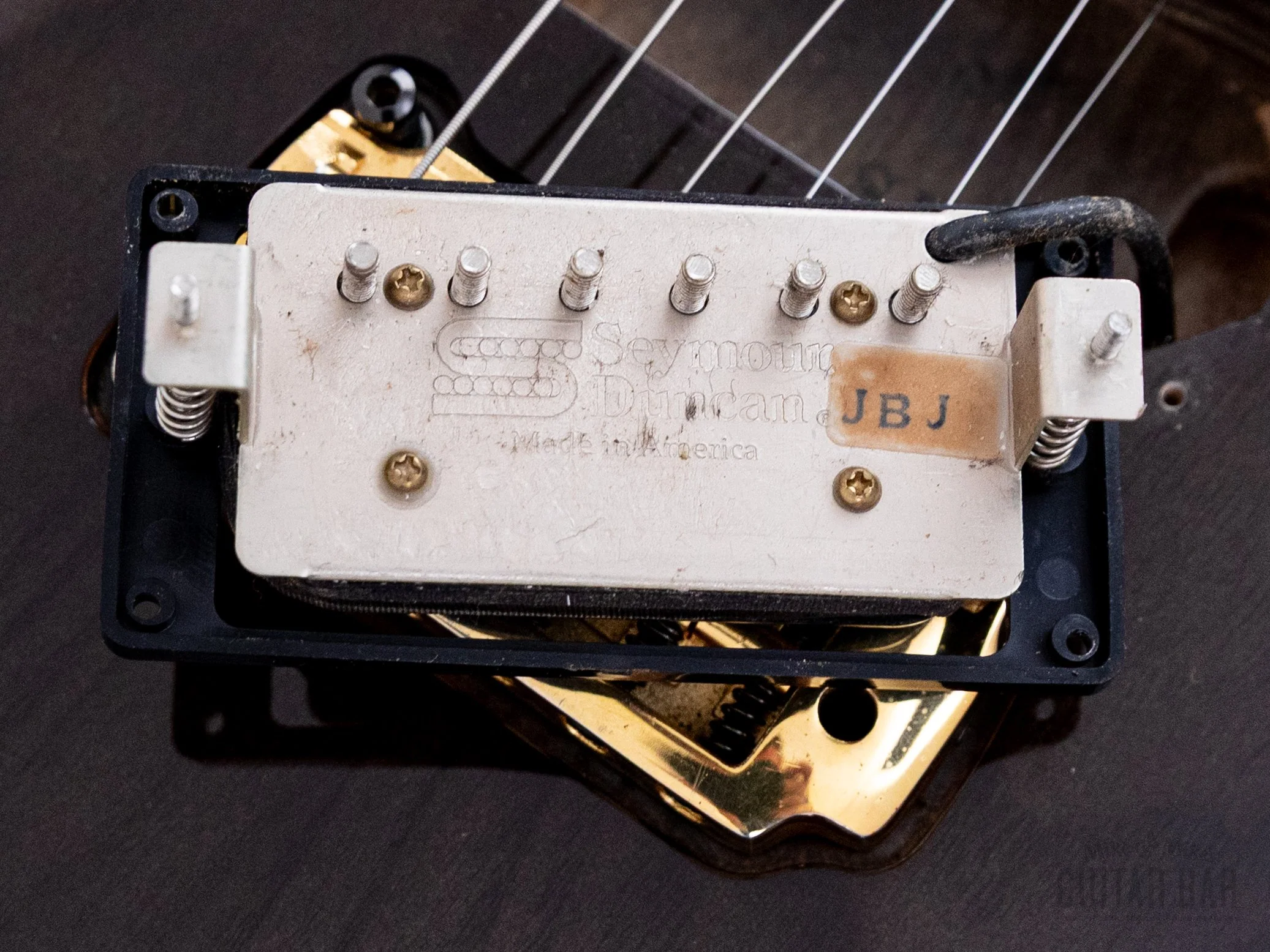 1990s Aria Pro II Custom Shop Gerry McGee Signature The Ventures SSH Superstrat, Trans Black w/ Seymour Duncan, Japan - Image 16