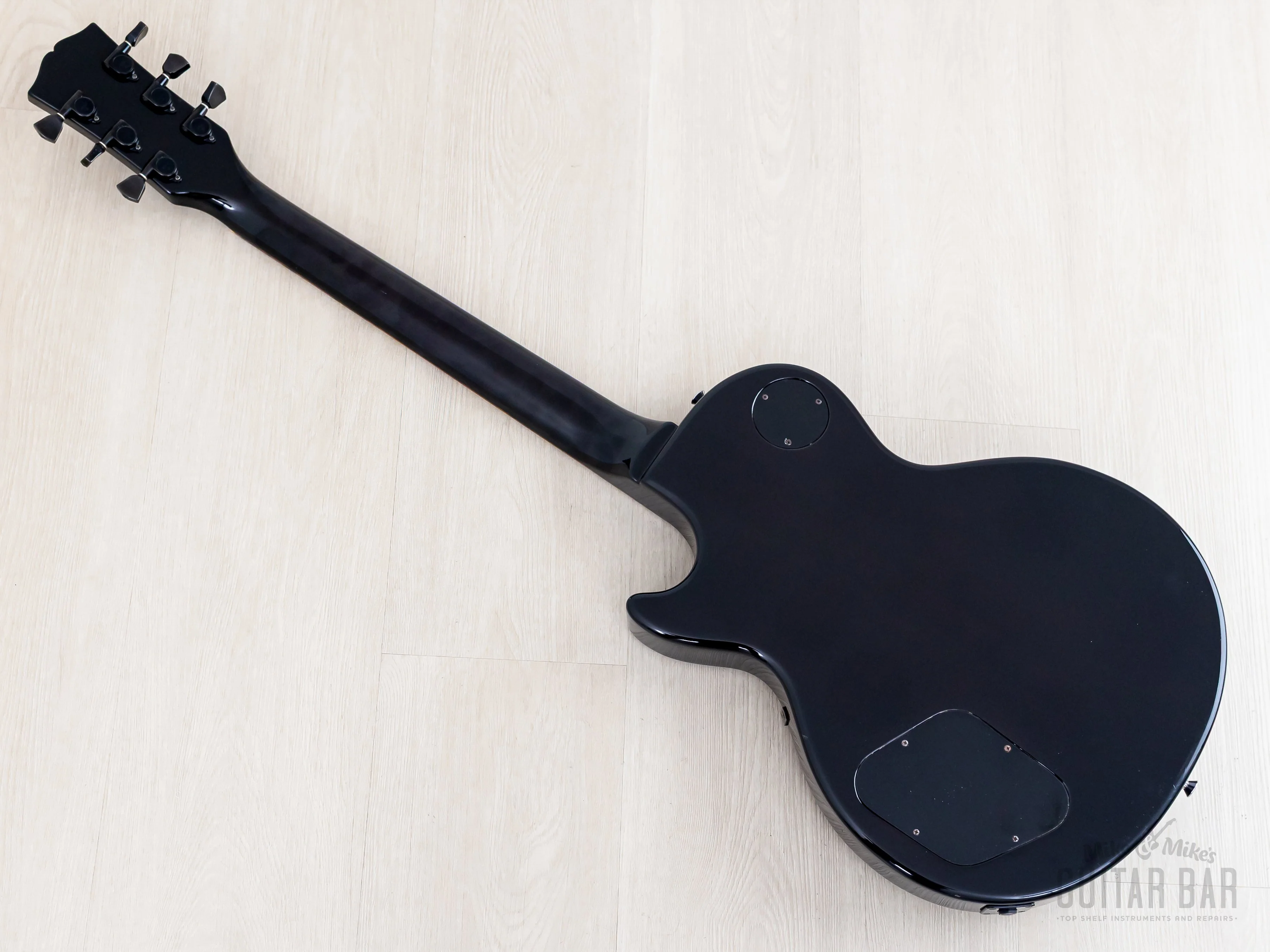 1990s Burny Joe Perry Signature LG-75JP Black Burst w/ VH-1, Fernandes Japan - Image 12