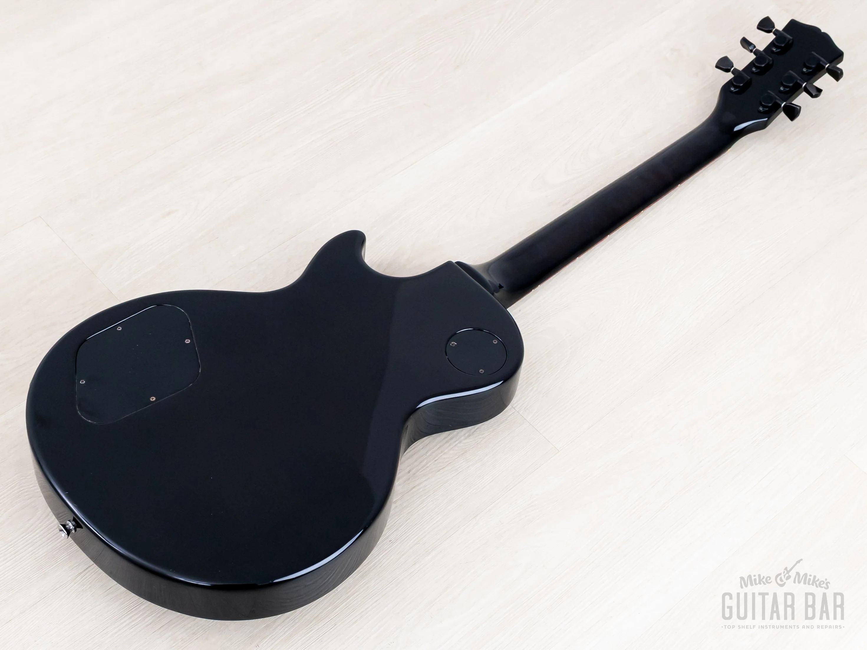 1990s Burny Joe Perry Signature LG-75JP Black Burst w/ VH-1, Fernandes Japan - Image 13
