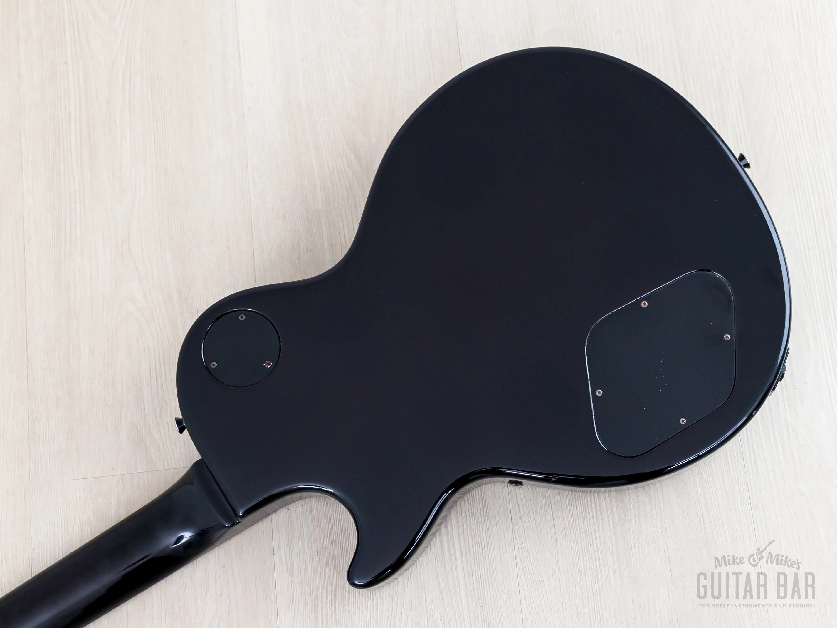 1990s Burny Joe Perry Signature LG-75JP Black Burst w/ VH-1, Fernandes Japan - Image 14
