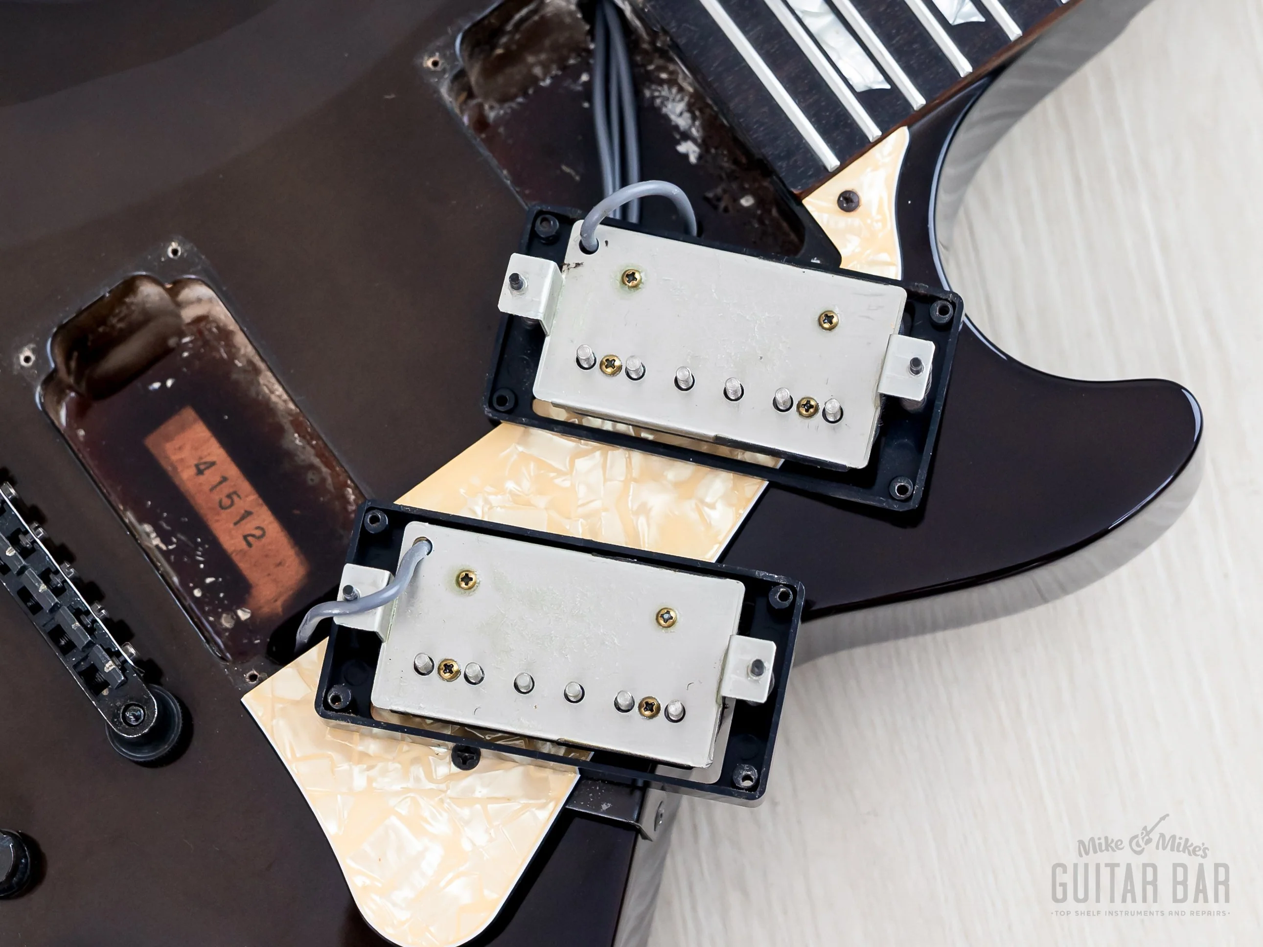 1990s Burny Joe Perry Signature LG-75JP Black Burst w/ VH-1, Fernandes Japan - Image 16