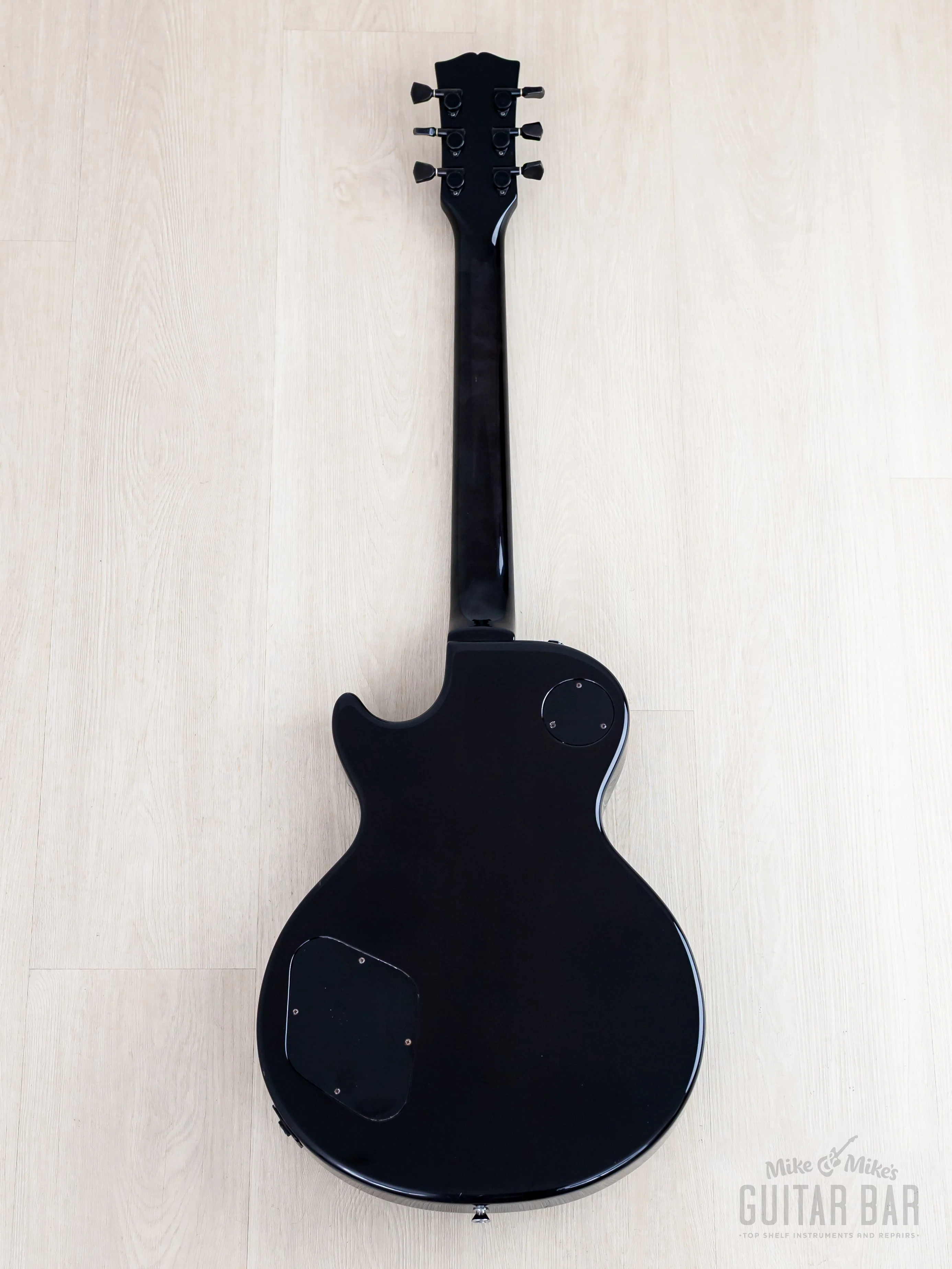 1990s Burny Joe Perry Signature LG-75JP Black Burst w/ VH-1, Fernandes Japan - Image 3