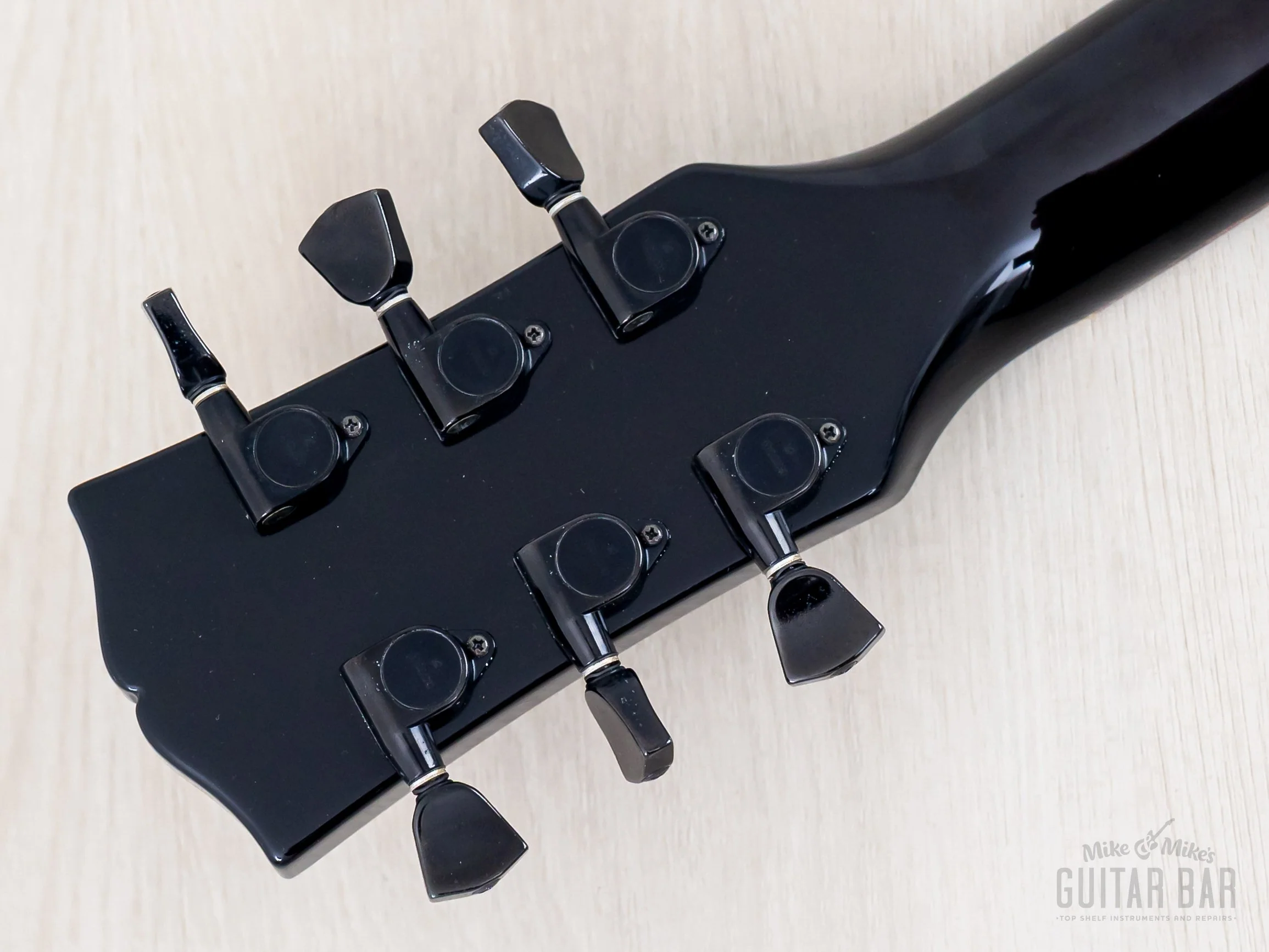 1990s Burny Joe Perry Signature LG-75JP Black Burst w/ VH-1, Fernandes Japan - Image 5