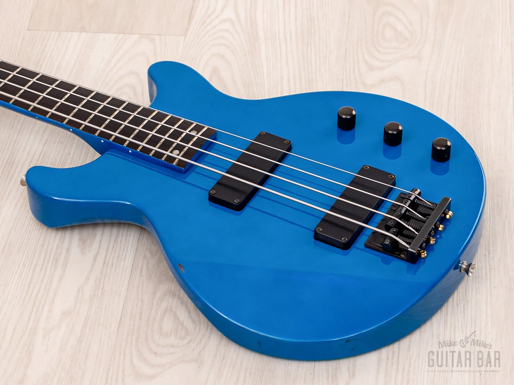 1990s Edwards by ESP Luna Sea J Signature E-J-78TV Aqua Blue w/ Case, Japan - Image 10
