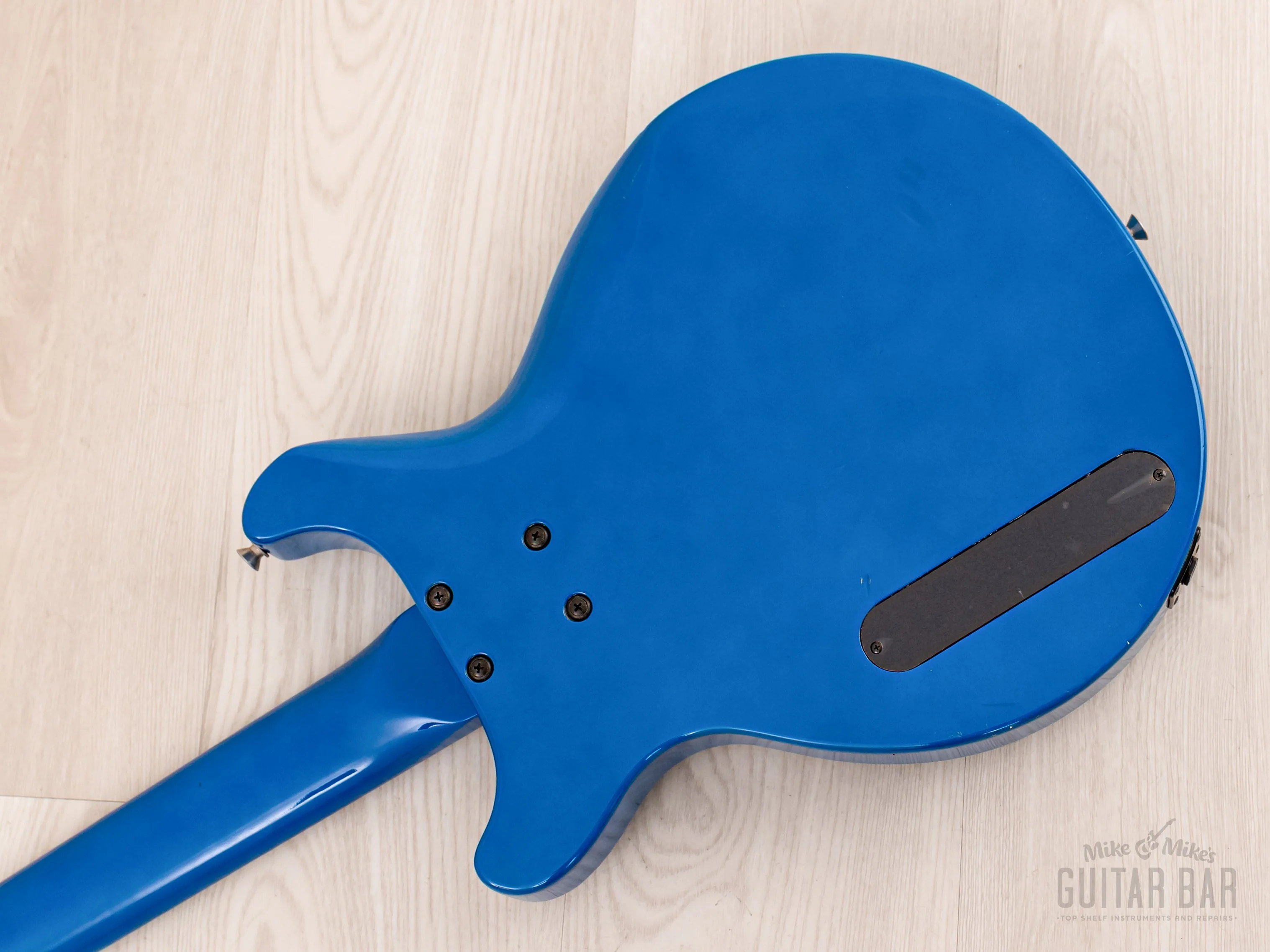 1990s Edwards by ESP Luna Sea J Signature E-J-78TV Aqua Blue w/ Case, Japan - Image 15